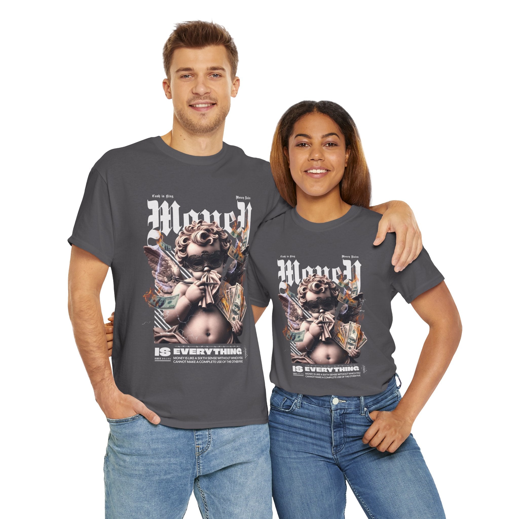 Money is Everything: Opulent Cherub Streetwear Design