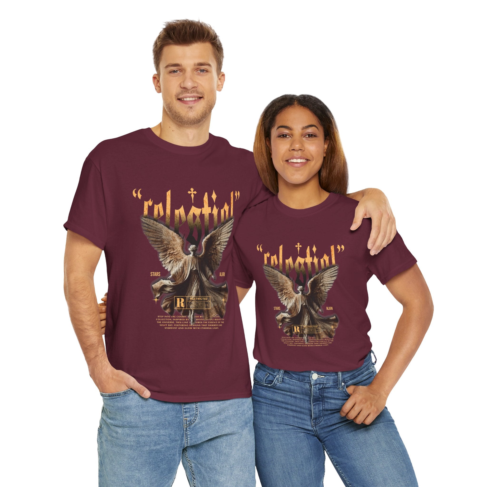 "Celestial Angel" - Divine Art & Streetwear Design