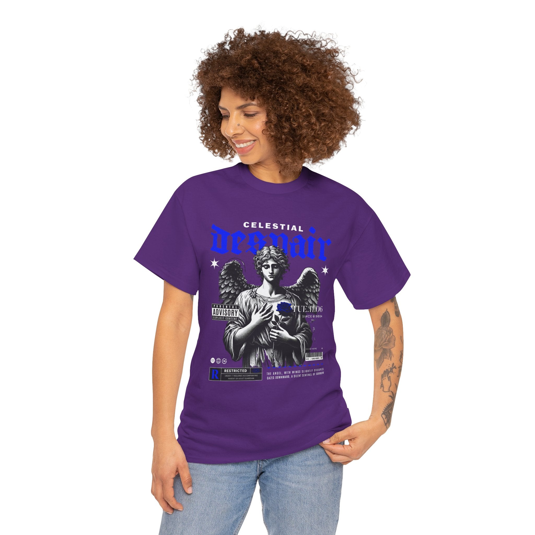 Celestial Despair Graphic T-Shirt Design
