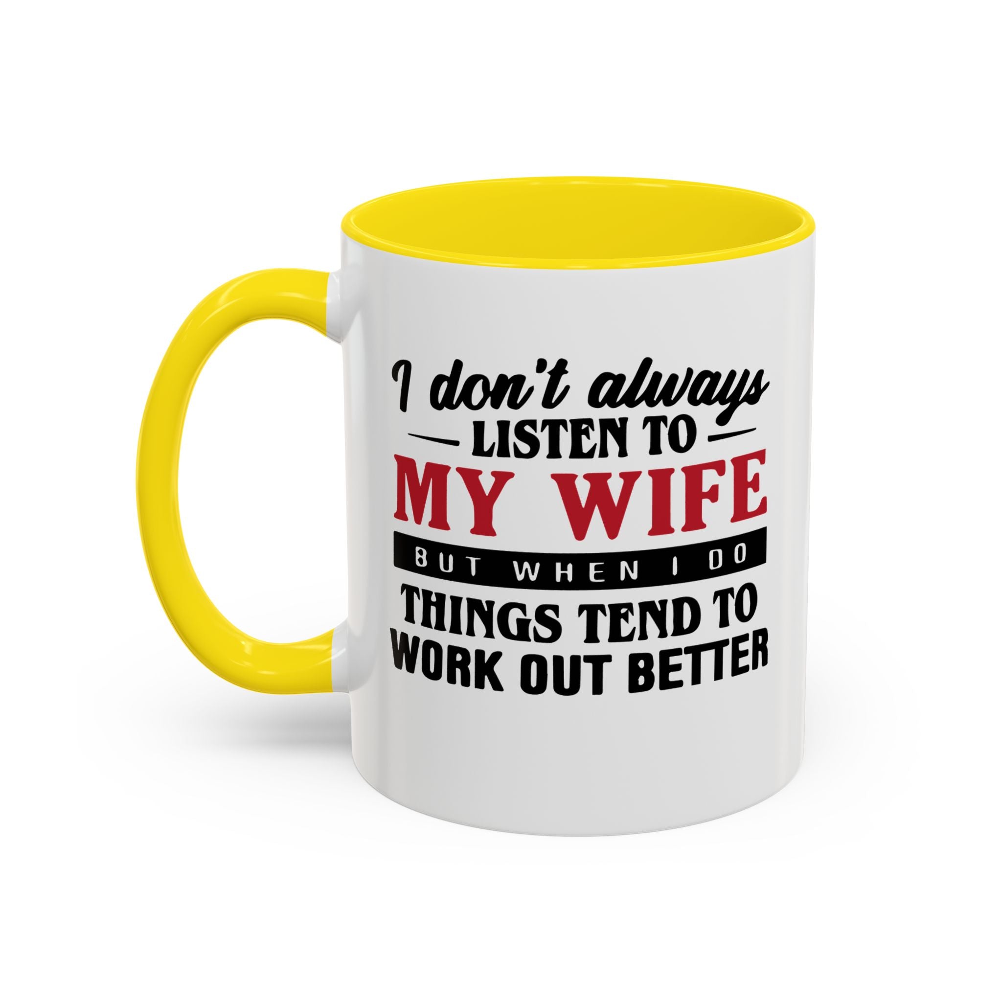 Funny Husband Coffee Mug – 11oz & 15oz Humor Quote, Colorful Interior