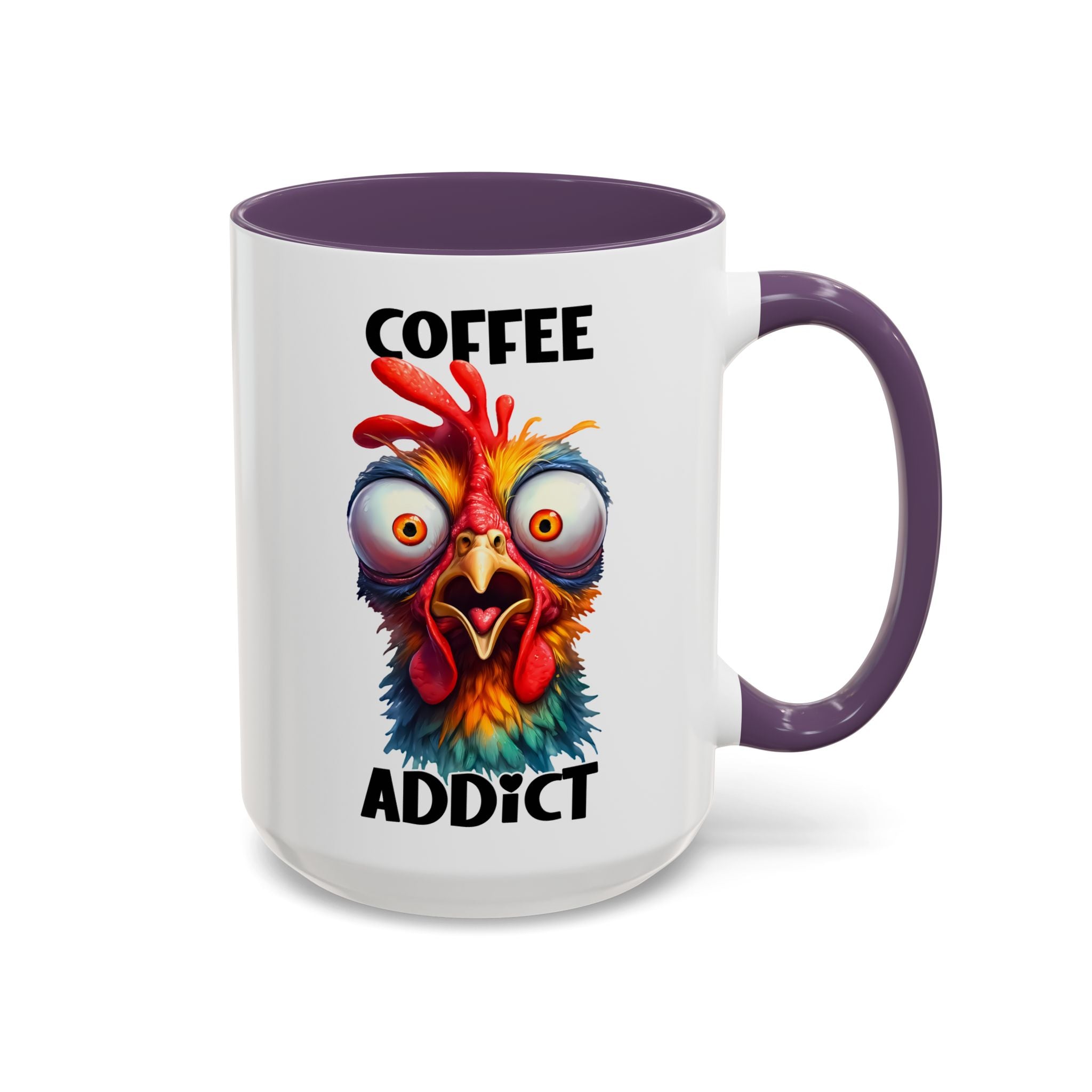 Coffee Addict – Perplexed Chicken Mug