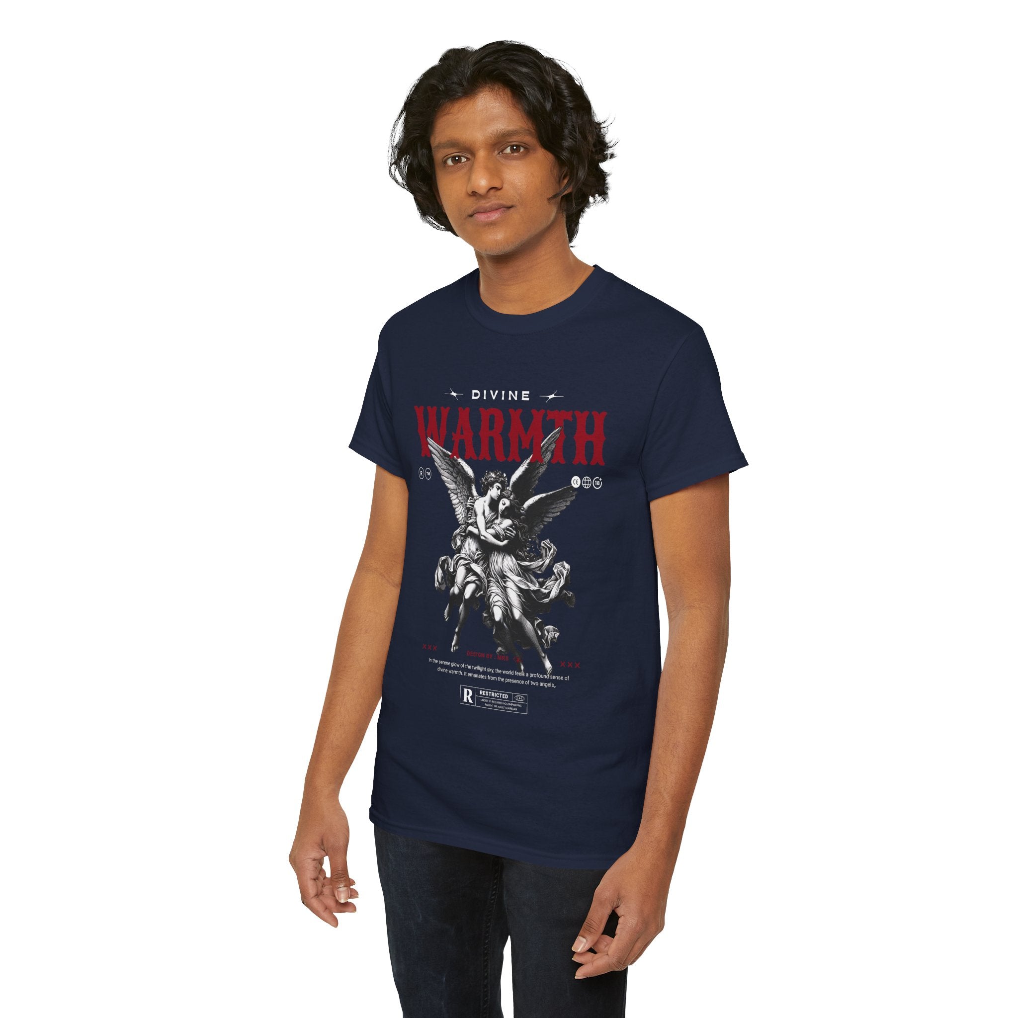 Divine Warmth: Angelic Embrace T-Shirt Design