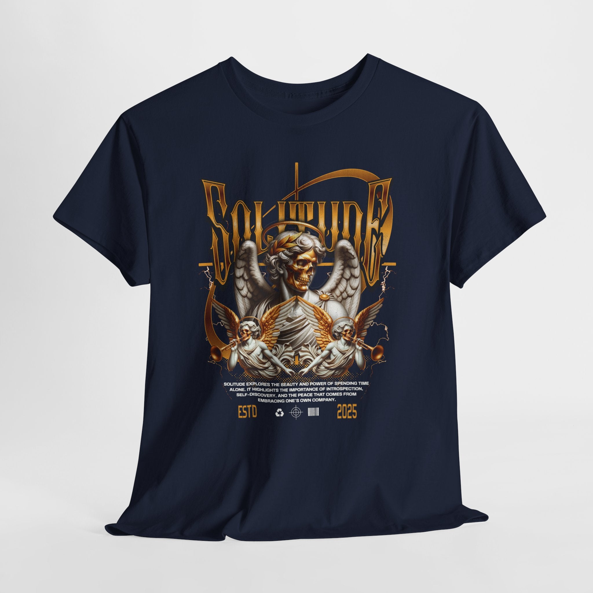 "Wings of Sin" - Gothic T-Shirt Design