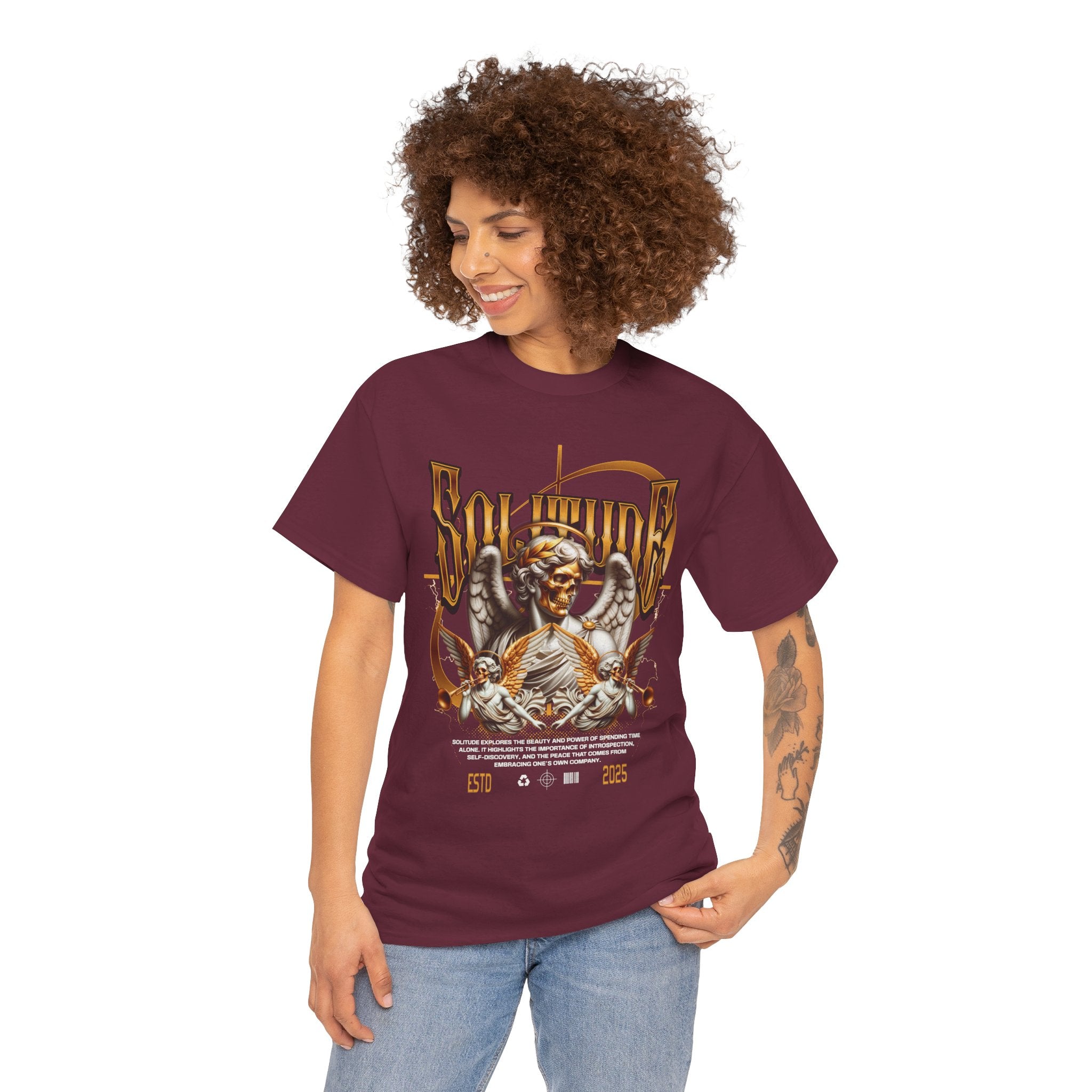 "Wings of Sin" - Gothic T-Shirt Design