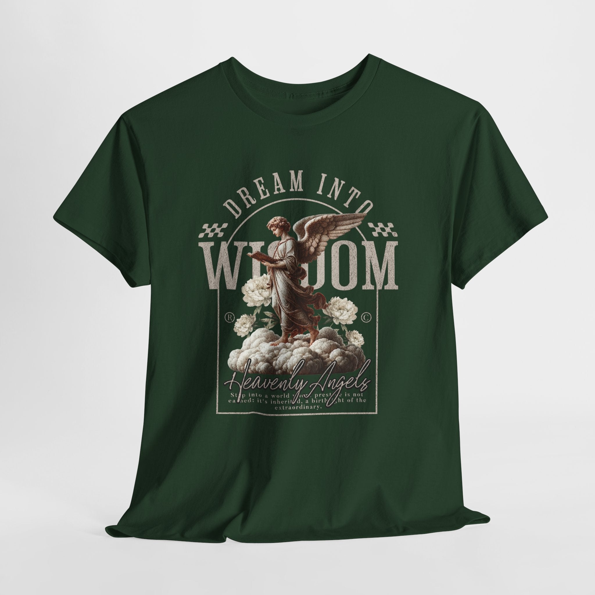 "Dream into Wisdom" - Heavenly Angels T-Shirt Design