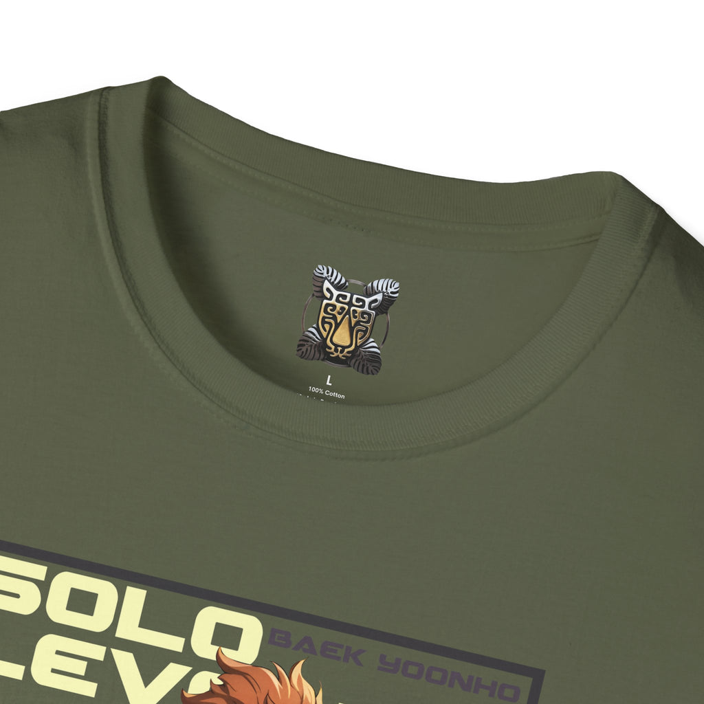 Solo Leveling T-Shirt – Baek Yoonho Anime Graphic Tee for Fans of Manhwa