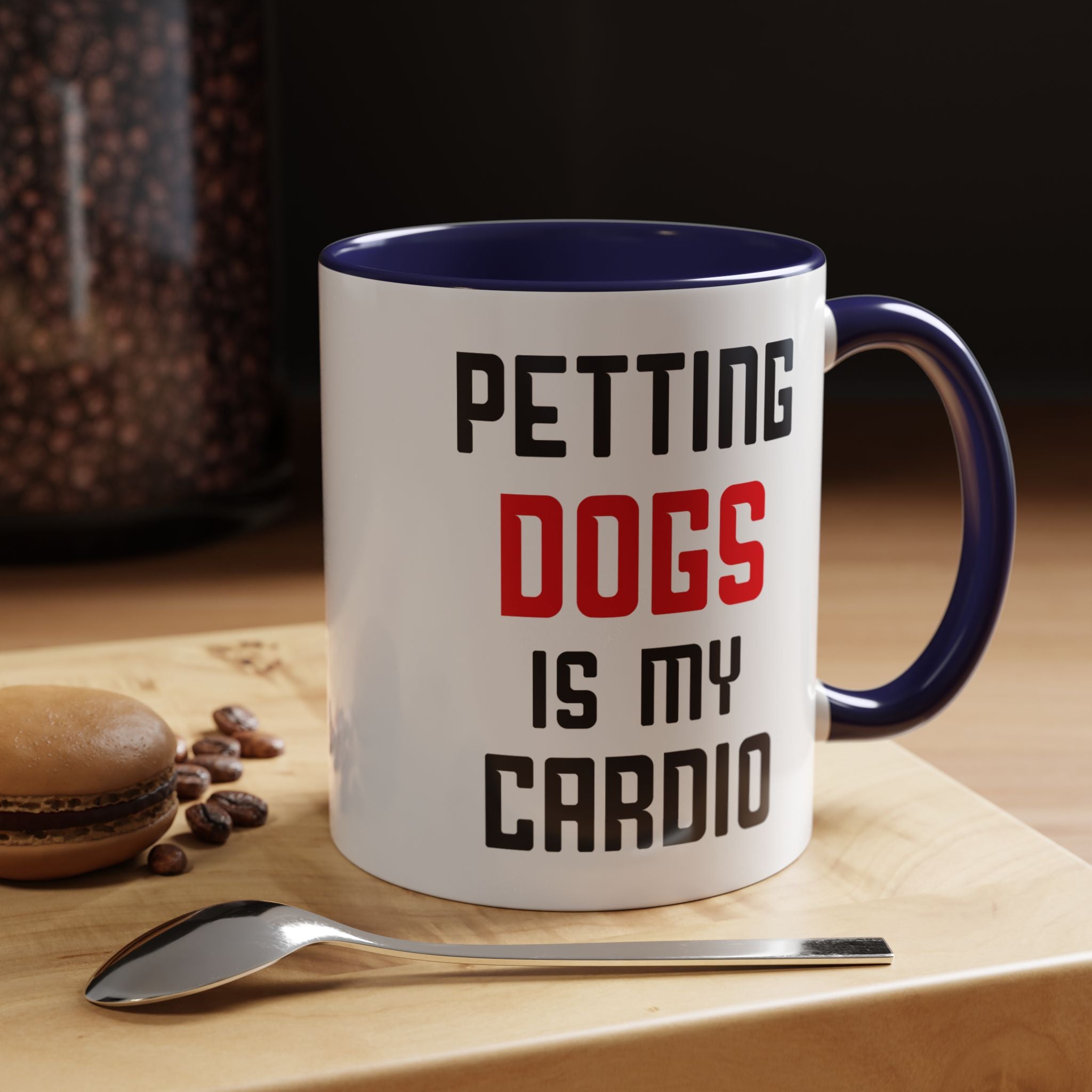 Dog Lover Coffee Mug – 11oz & 15oz Funny Pet Quote, Colorful Interior
