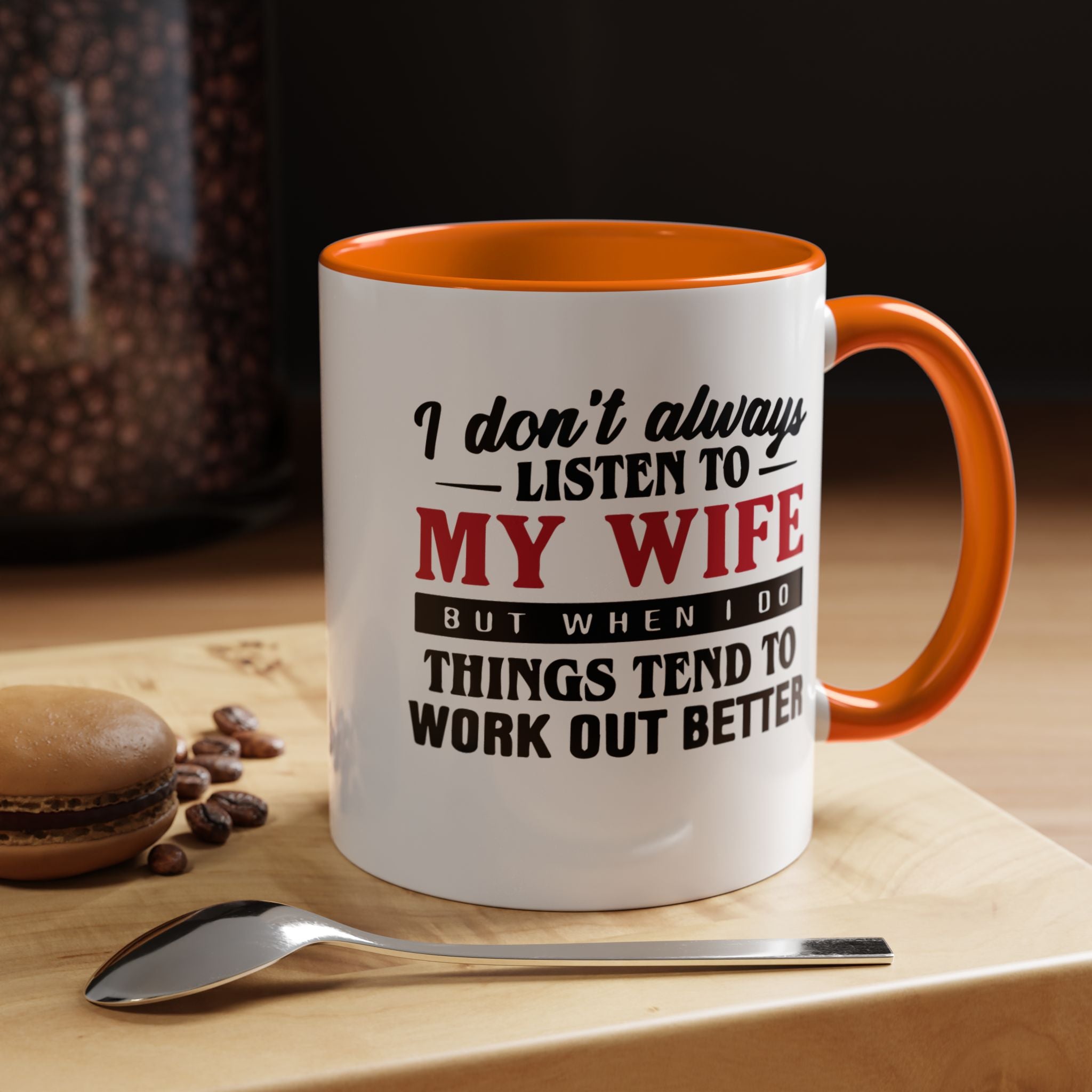 Funny Husband Coffee Mug – 11oz & 15oz Humor Quote, Colorful Interior