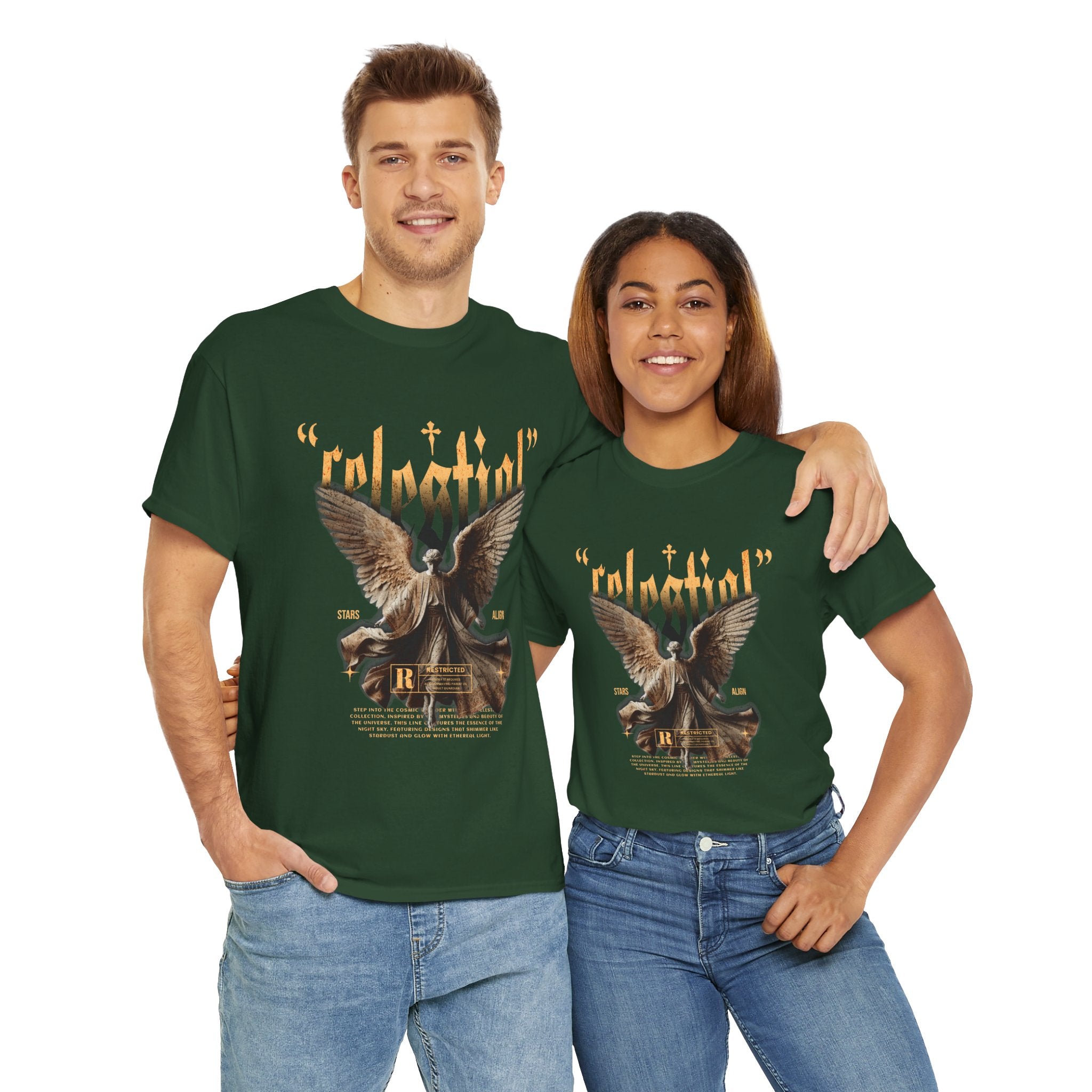 "Celestial Angel" - Divine Art & Streetwear Design