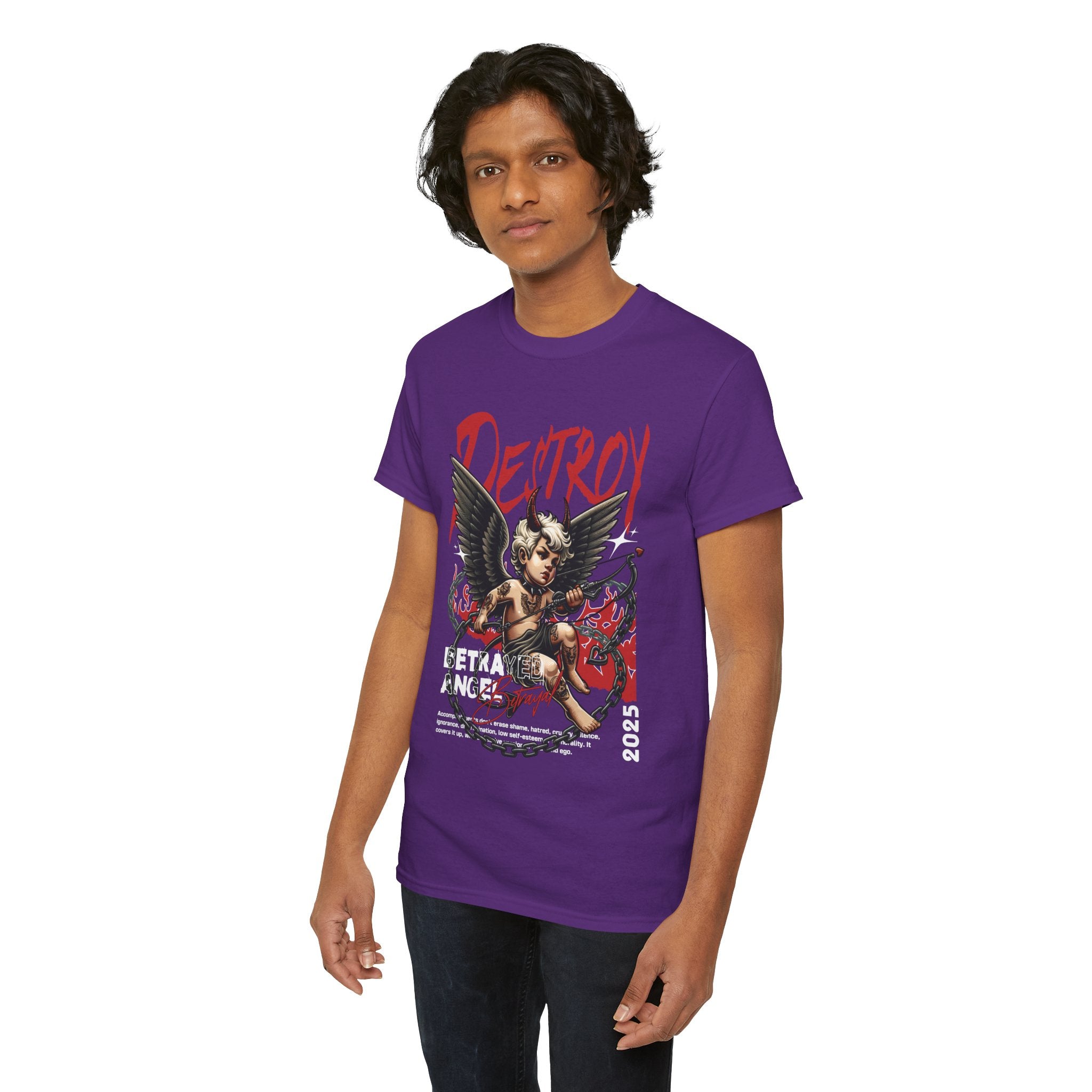 Destroyed Innocence: Betrayed Angel Streetwear Graphic