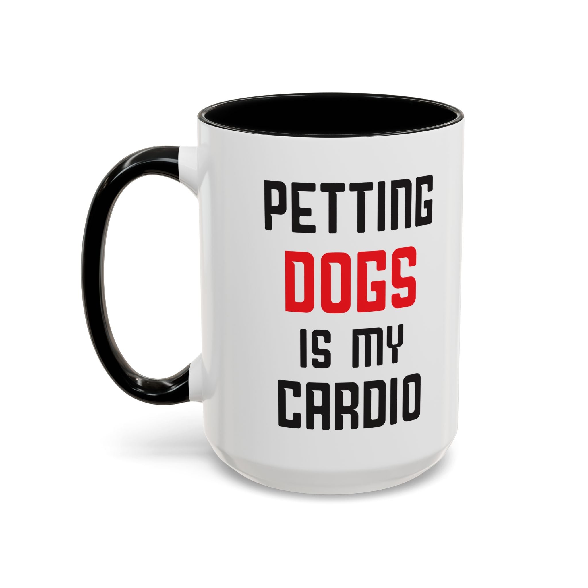 Dog Lover Coffee Mug – 11oz & 15oz Funny Pet Quote, Colorful Interior