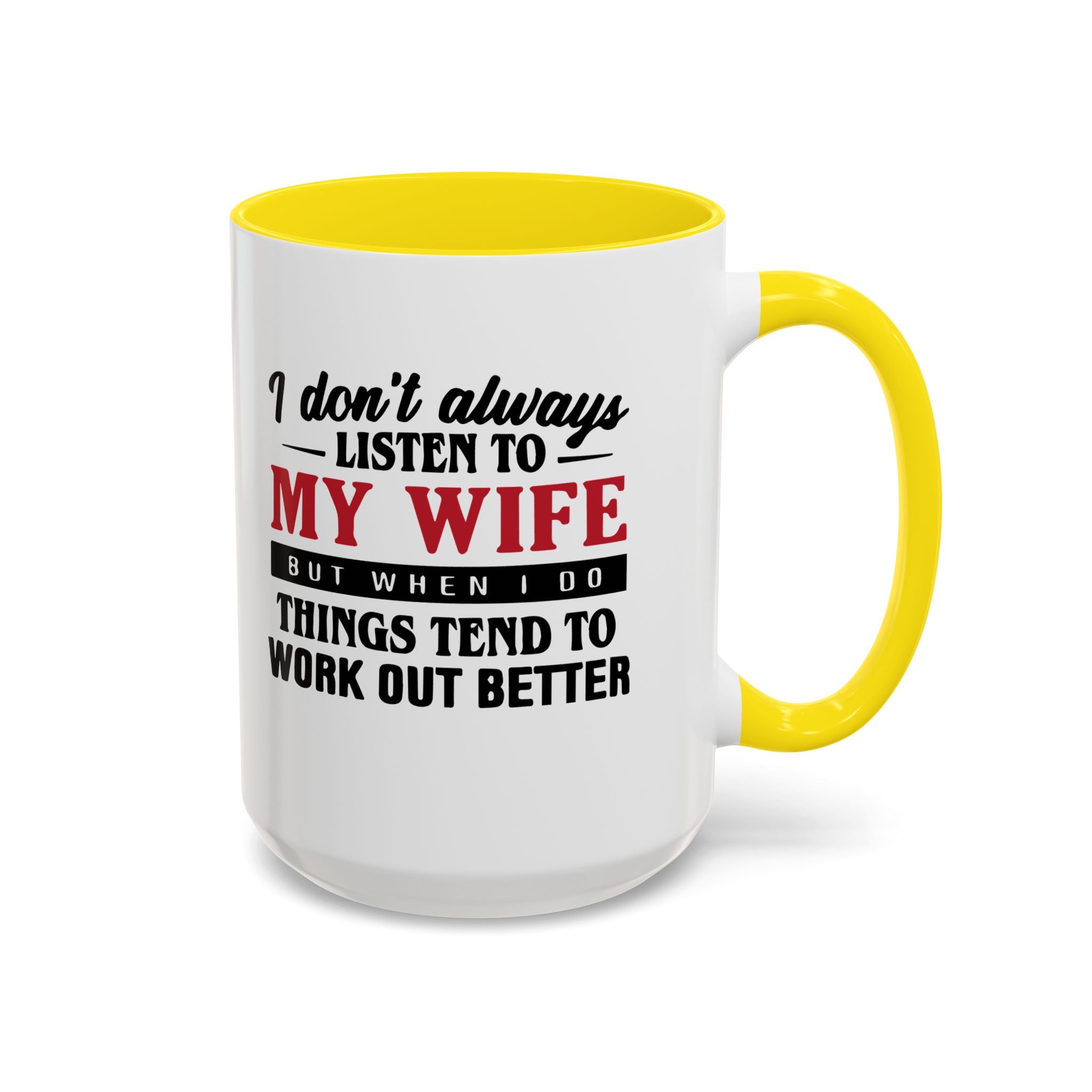 Funny Husband Coffee Mug – 11oz & 15oz Humor Quote, Colorful Interior
