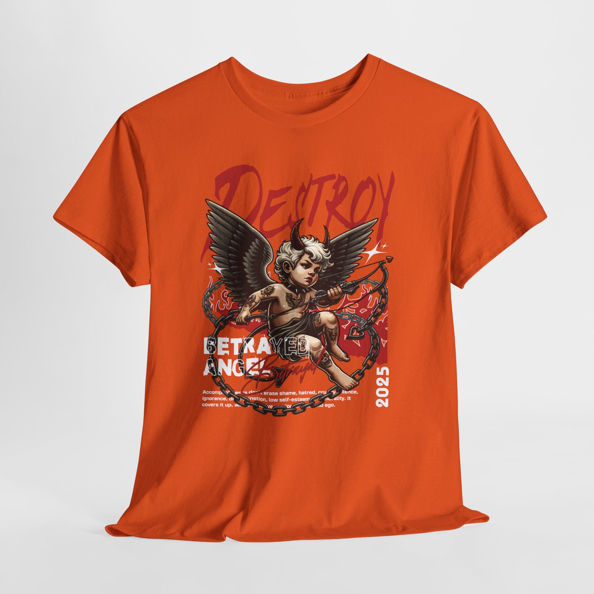 Destroyed Innocence: Betrayed Angel Streetwear Graphic