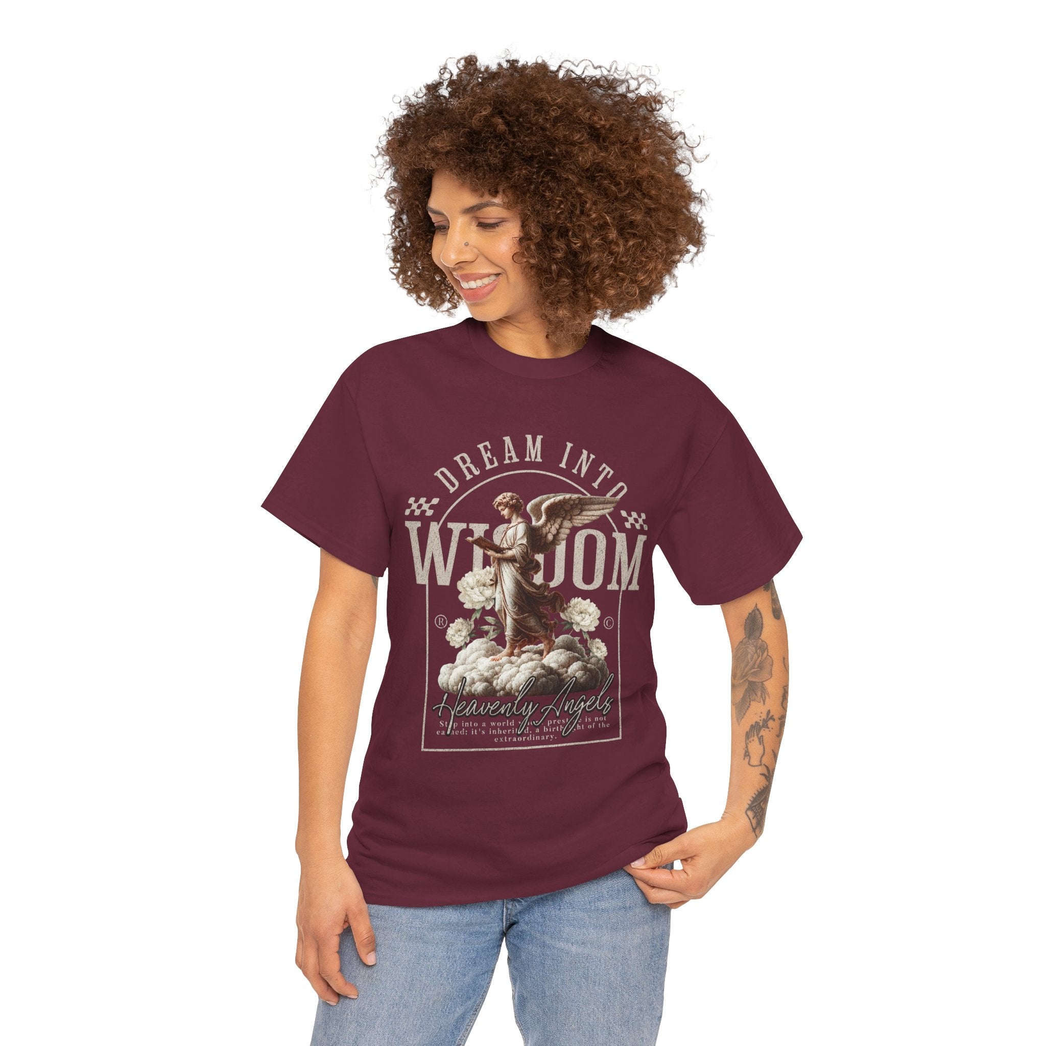 "Dream into Wisdom" - Heavenly Angels T-Shirt Design