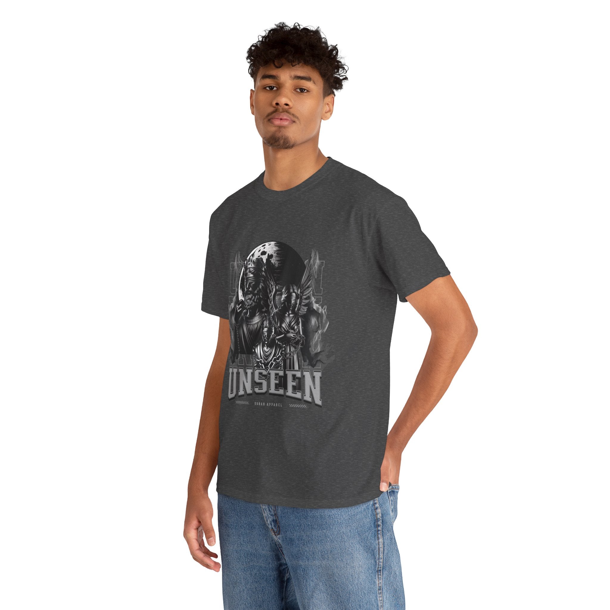 "Unseen" Blindfolded Figures with Chains - Dark Urban Apparel Digital Art