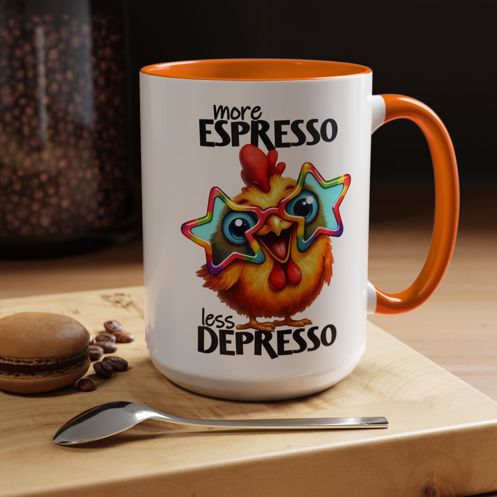 More Espresso, Less Depresso – Mood-Boosting Mug