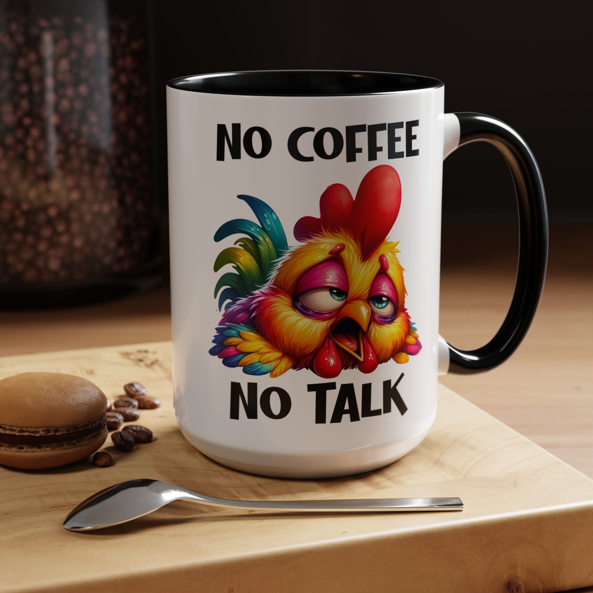 No Coffee, No Talk – Pre-Caffeine Warning Mug