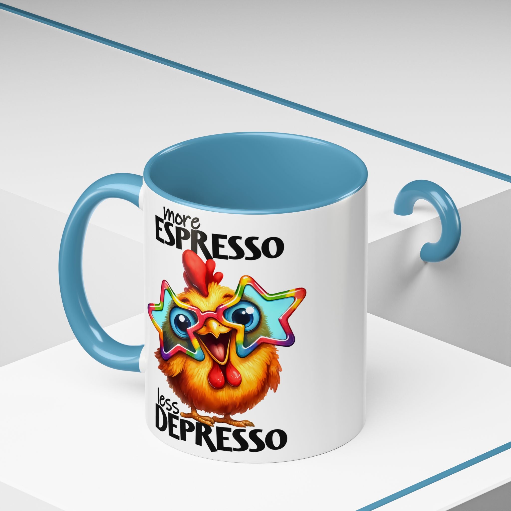 More Espresso, Less Depresso – Mood-Boosting Mug