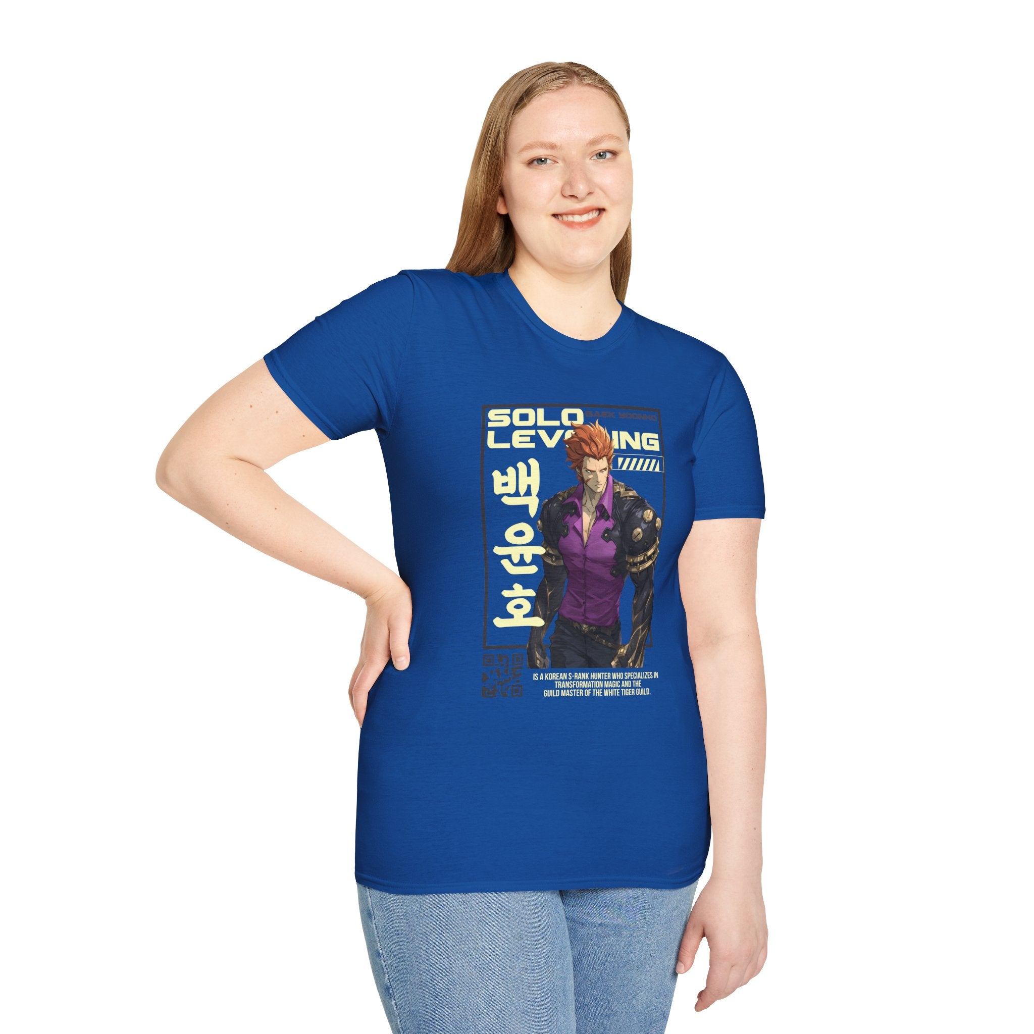 Solo Leveling T-Shirt – Baek Yoonho Anime Graphic Tee for Fans of Manhwa