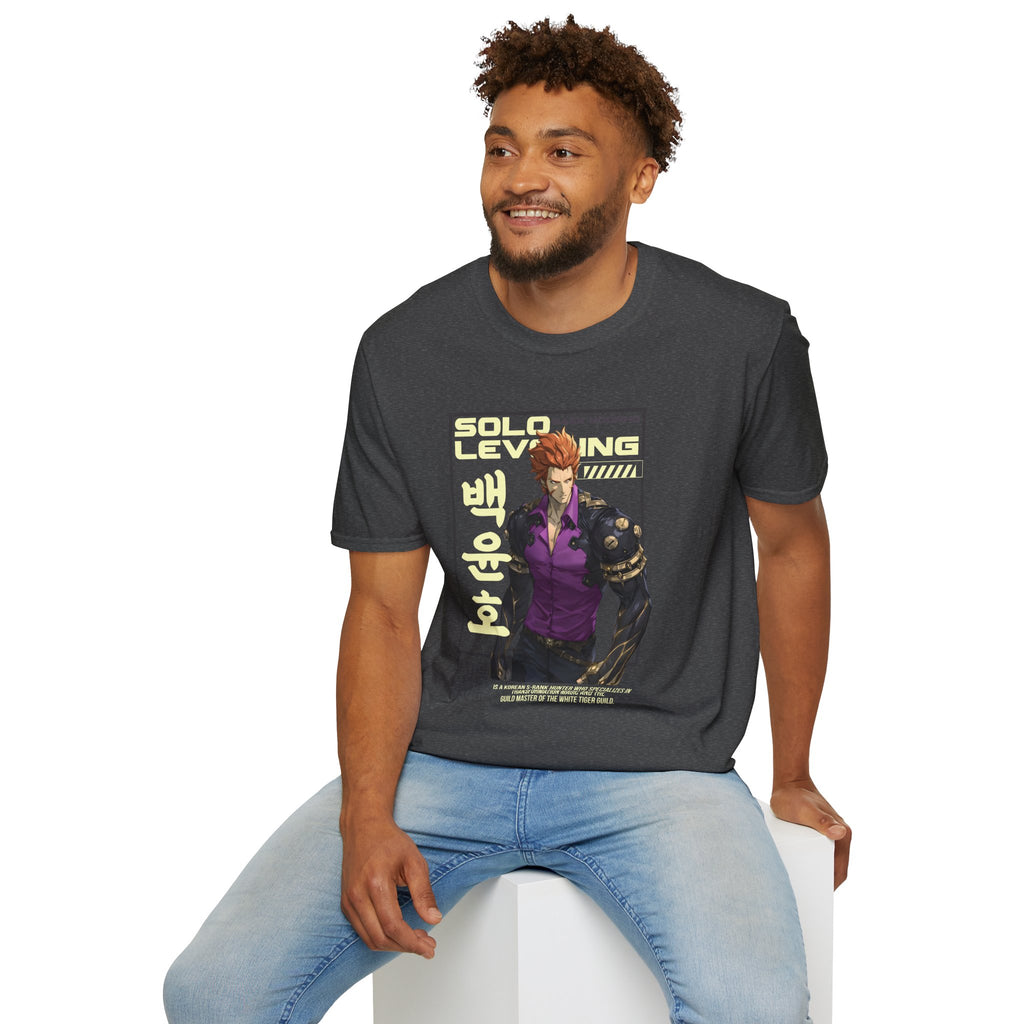 Solo Leveling T-Shirt – Baek Yoonho Anime Graphic Tee for Fans of Manhwa
