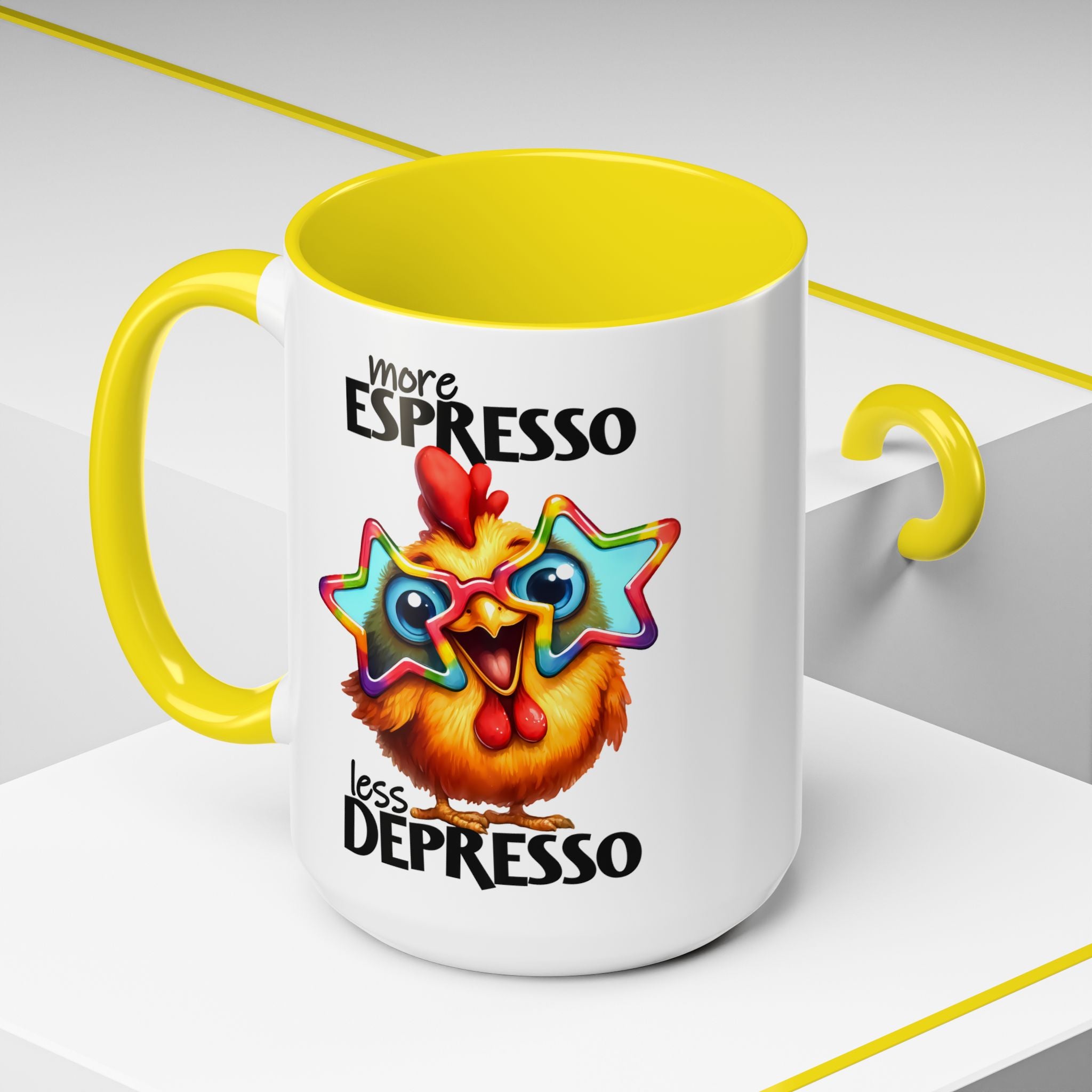 More Espresso, Less Depresso – Mood-Boosting Mug