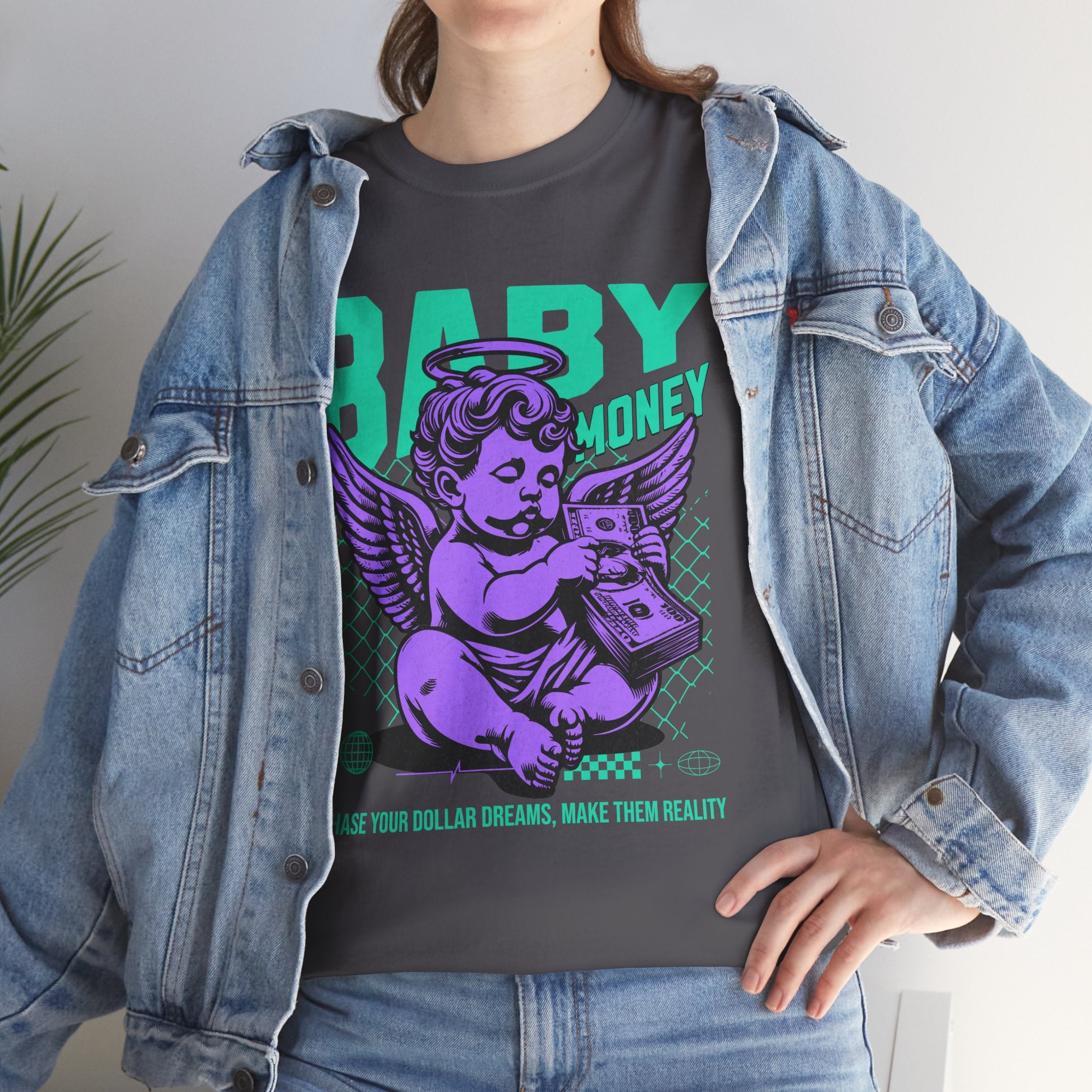 Baby Money: Chase Your Dollar Dreams Streetwear Graphic