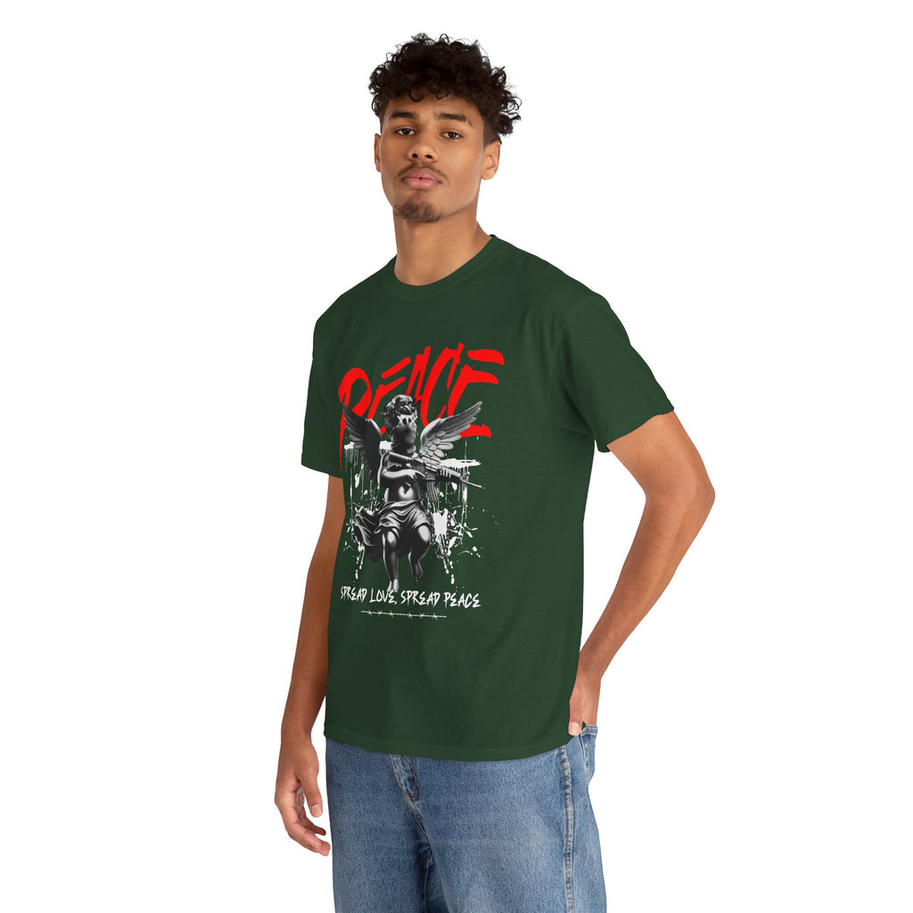 "Peace" Angel with Assault Rifle - Urban Contradiction Digital Art