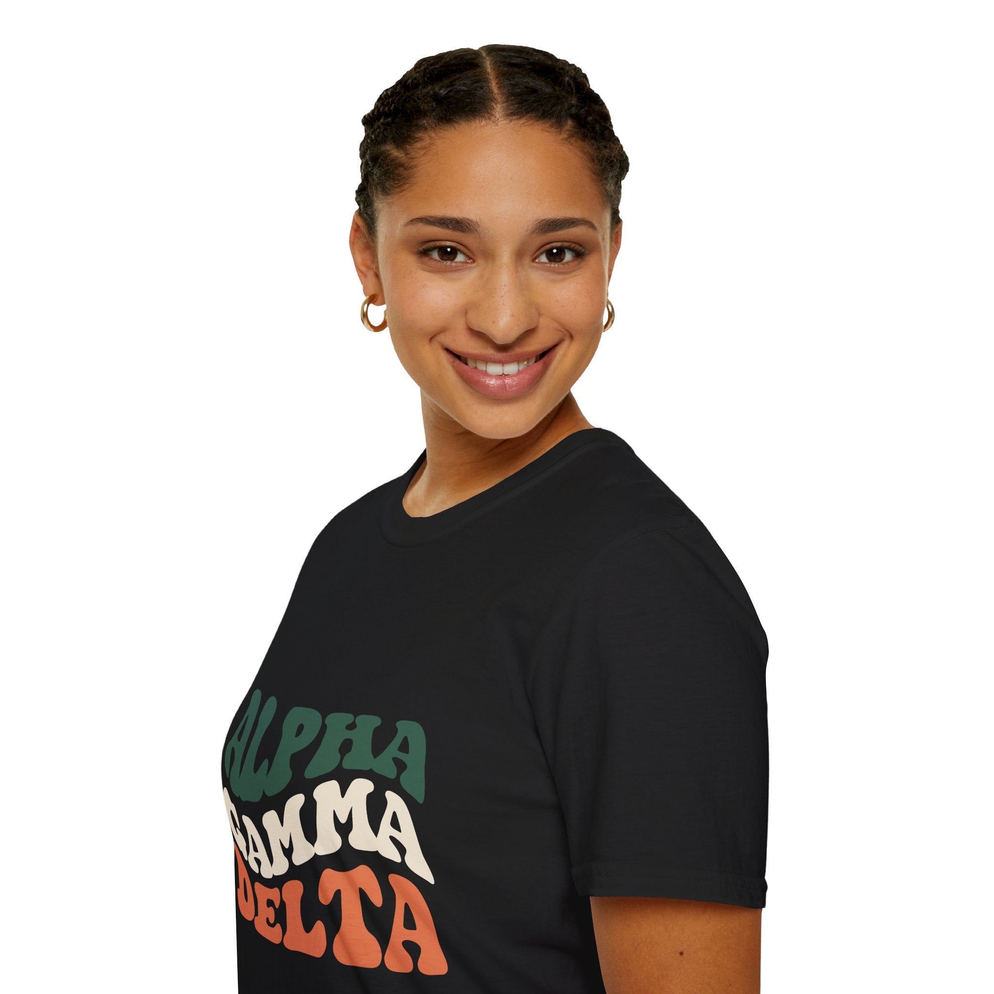 Alpha Gamma Delta T-Shirt – Greek Letters Shirt, Sorority Style Tee, Retro College Greek Life Apparel