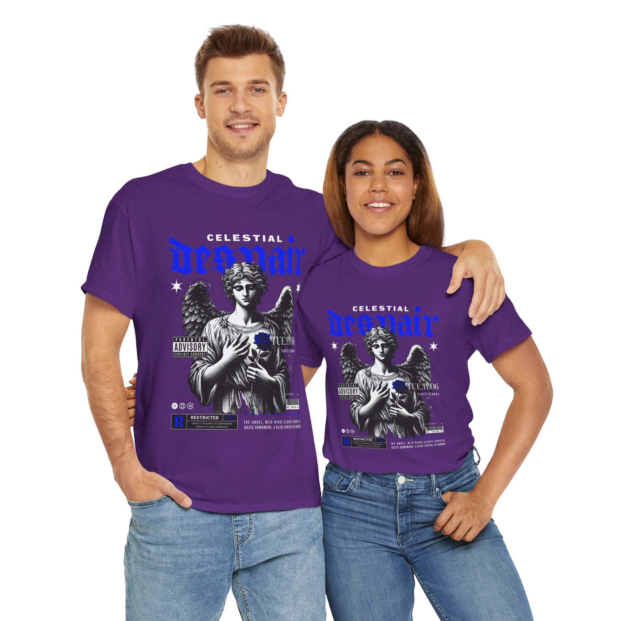 Celestial Despair Graphic T-Shirt Design