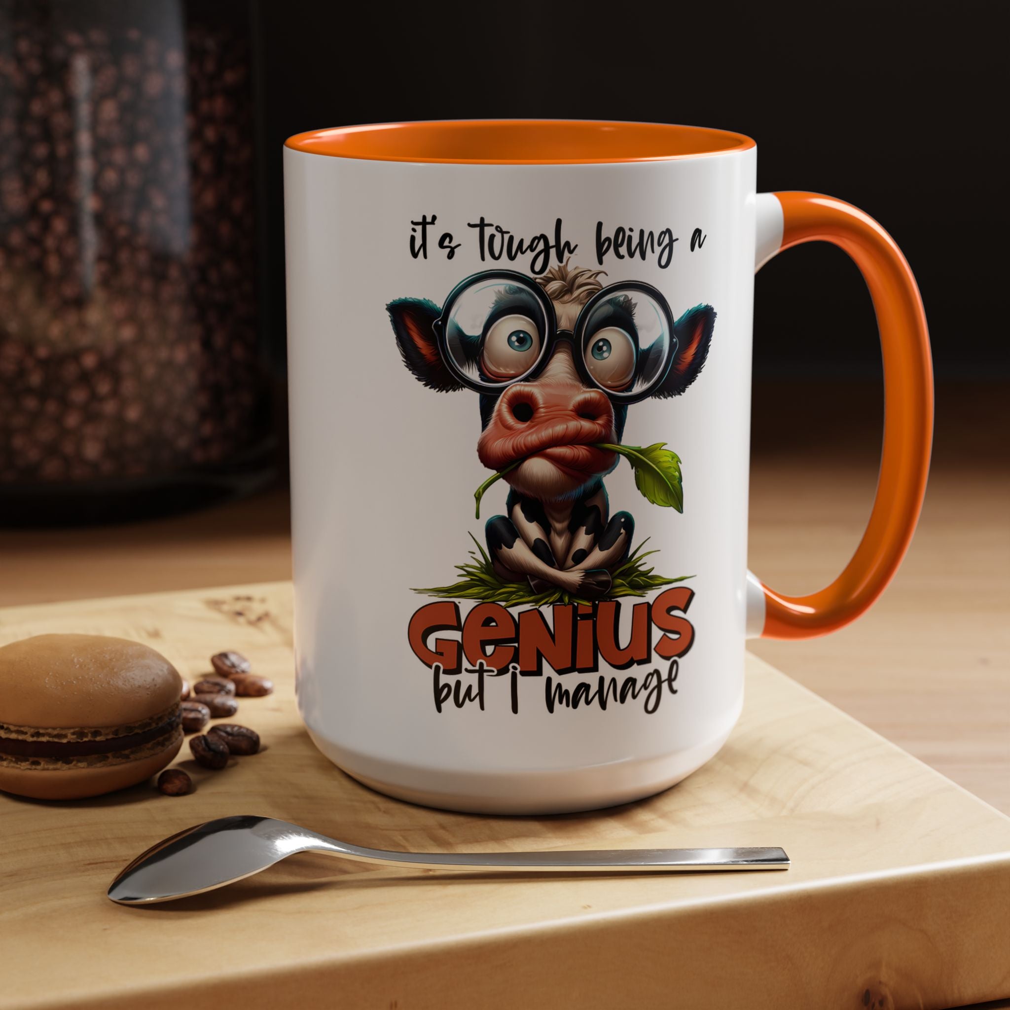 Moo-dest Genius Coffee Mug