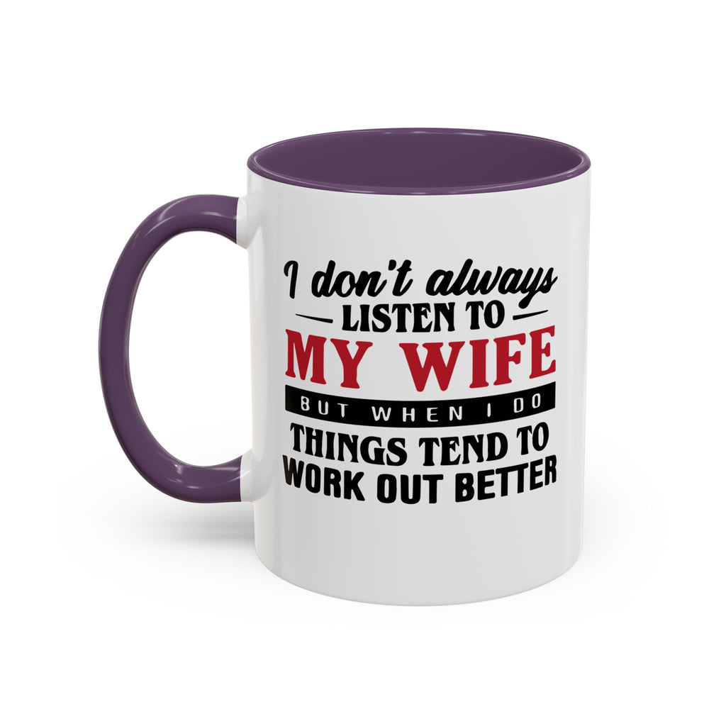Funny Husband Coffee Mug – 11oz & 15oz Humor Quote, Colorful Interior