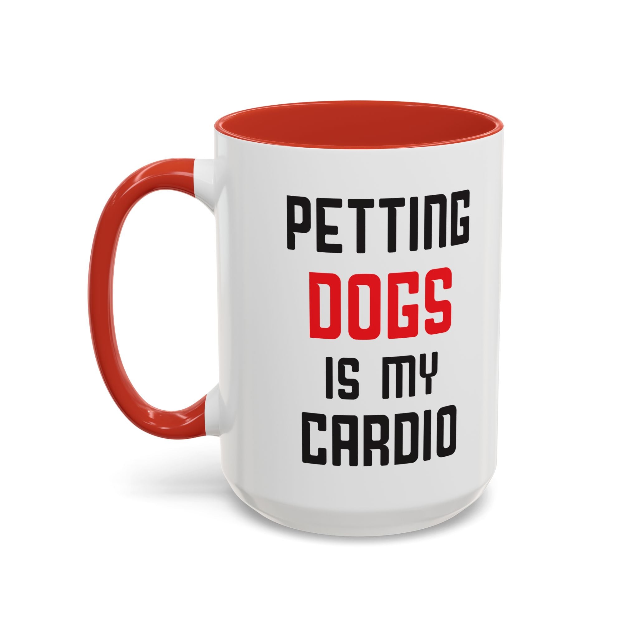 Dog Lover Coffee Mug – 11oz & 15oz Funny Pet Quote, Colorful Interior
