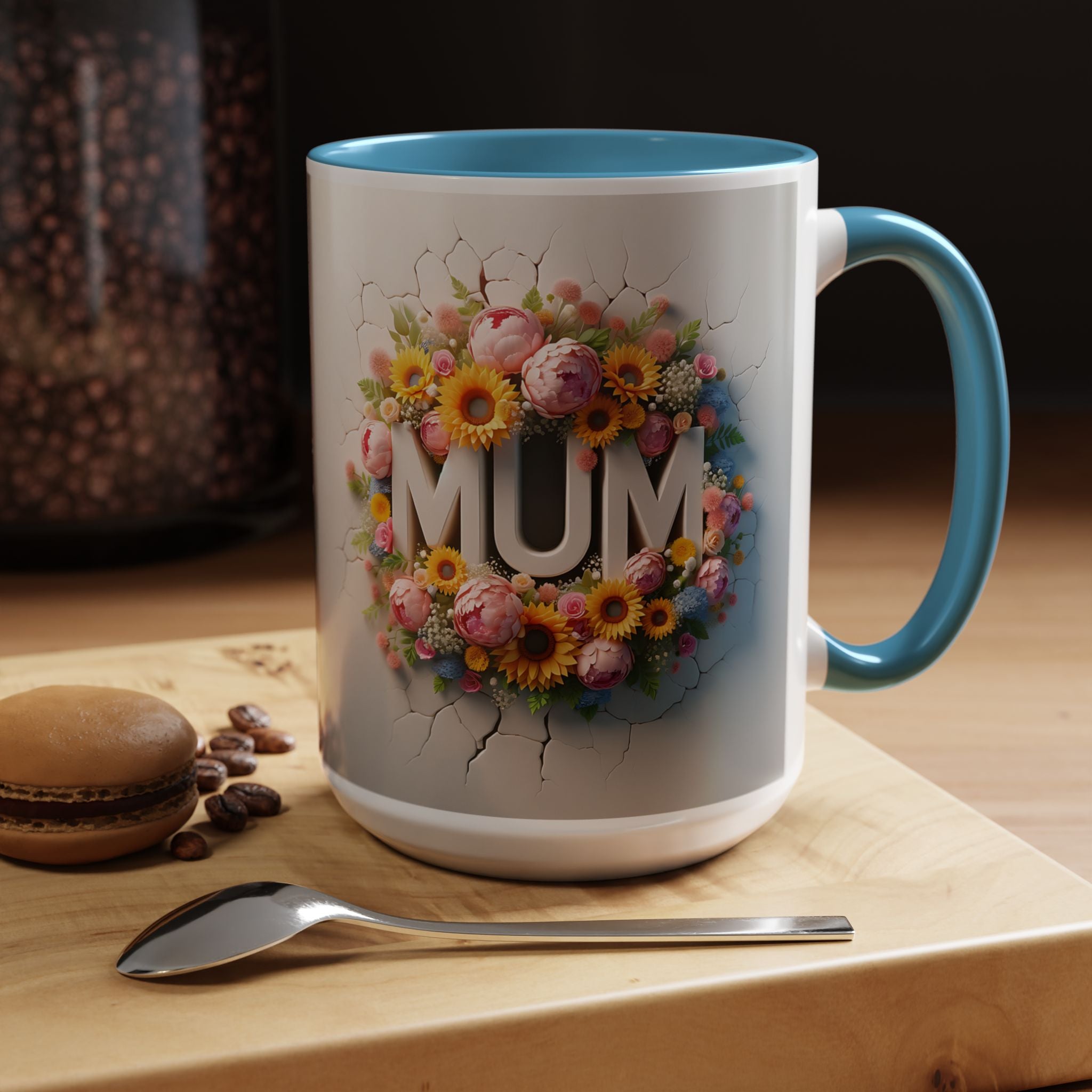 Love Mum Floral Coffee Mug