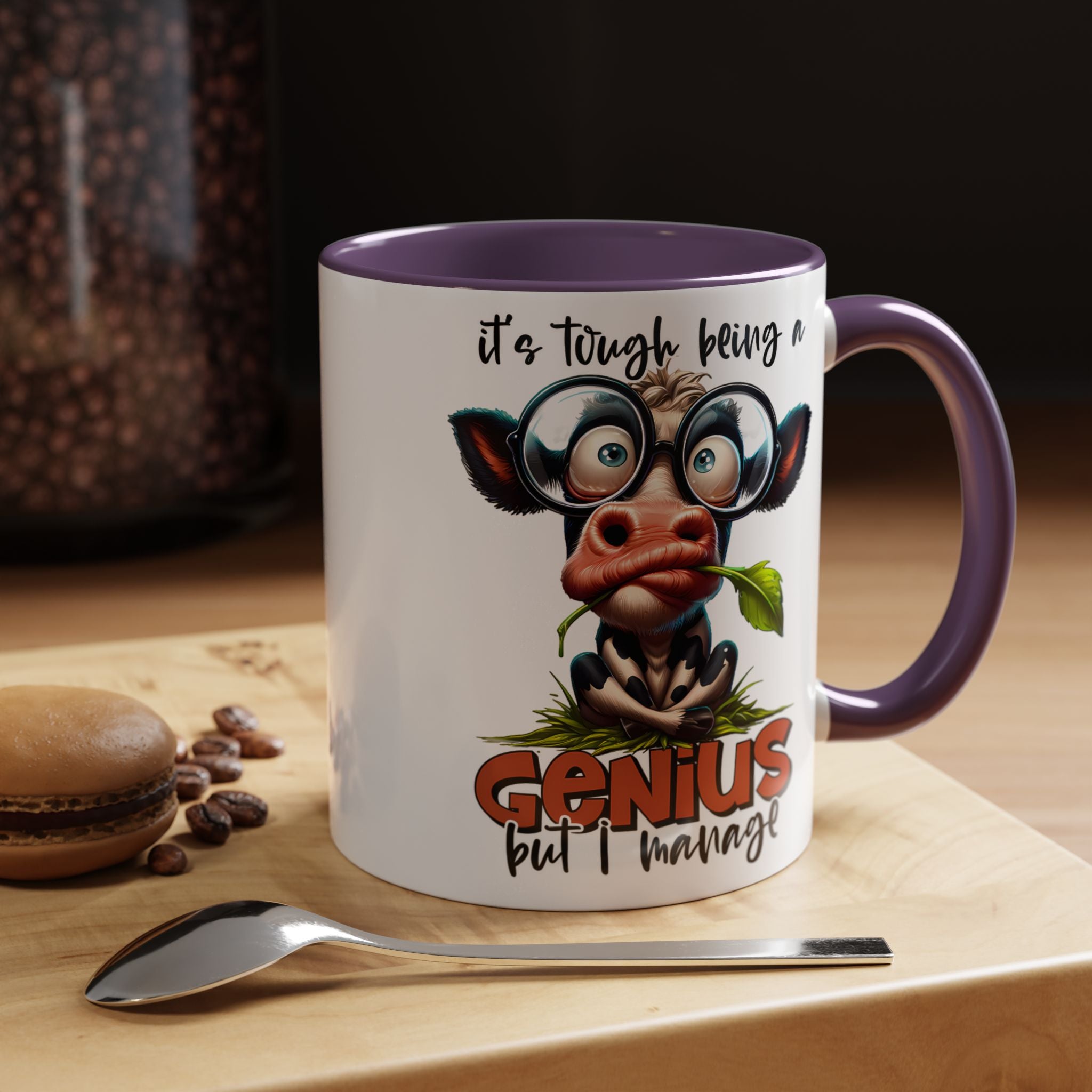 Moo-dest Genius Coffee Mug
