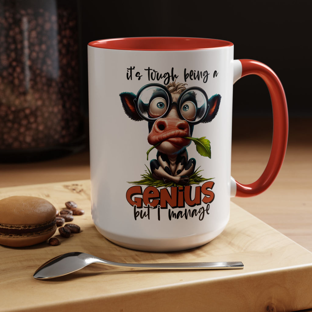 Moo-dest Genius Coffee Mug