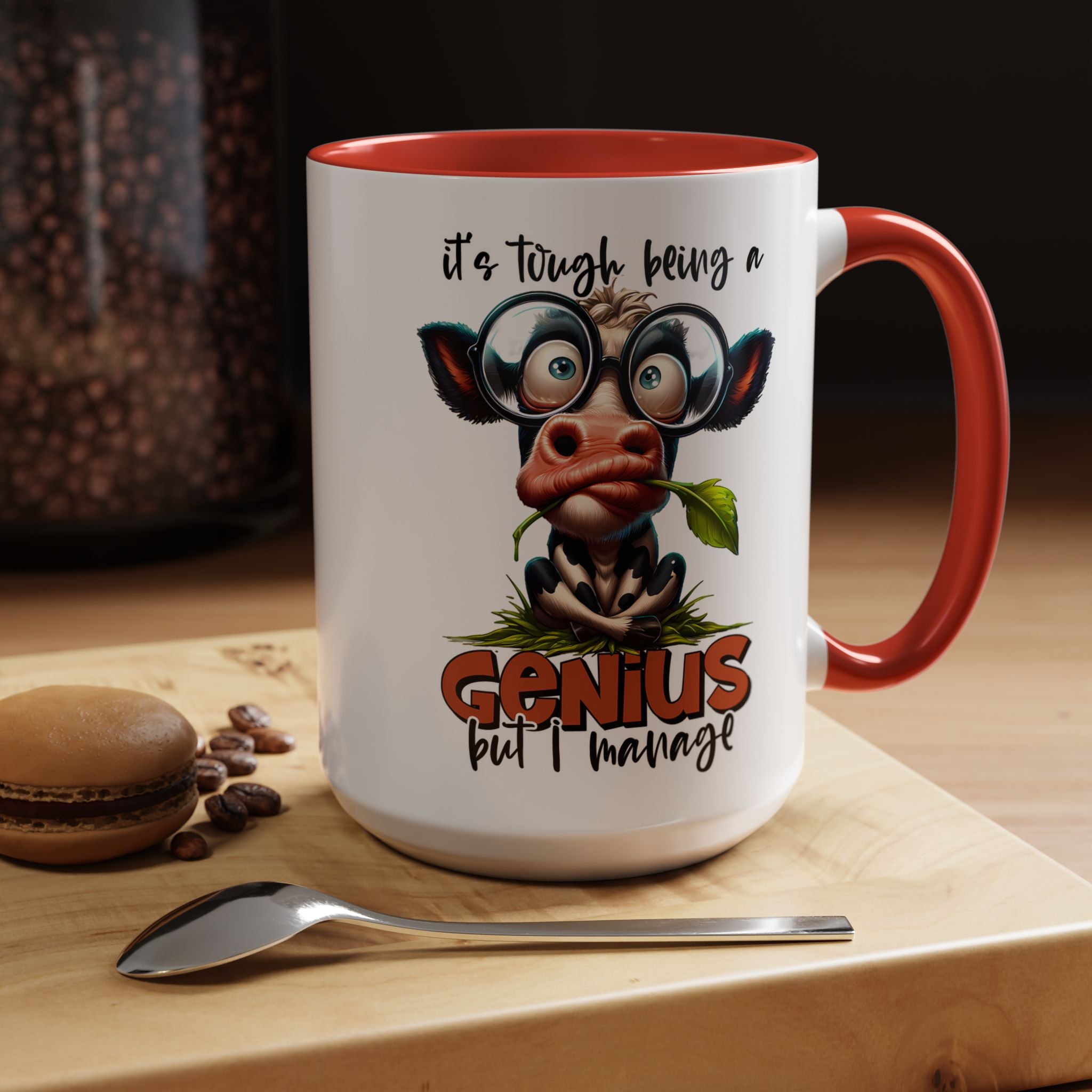 Moo-dest Genius Coffee Mug