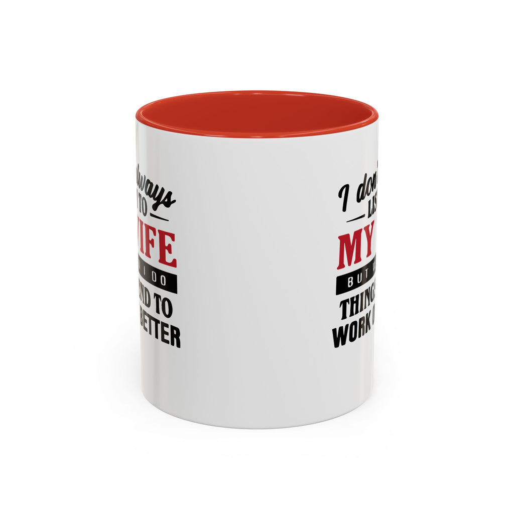 Funny Husband Coffee Mug – 11oz & 15oz Humor Quote, Colorful Interior