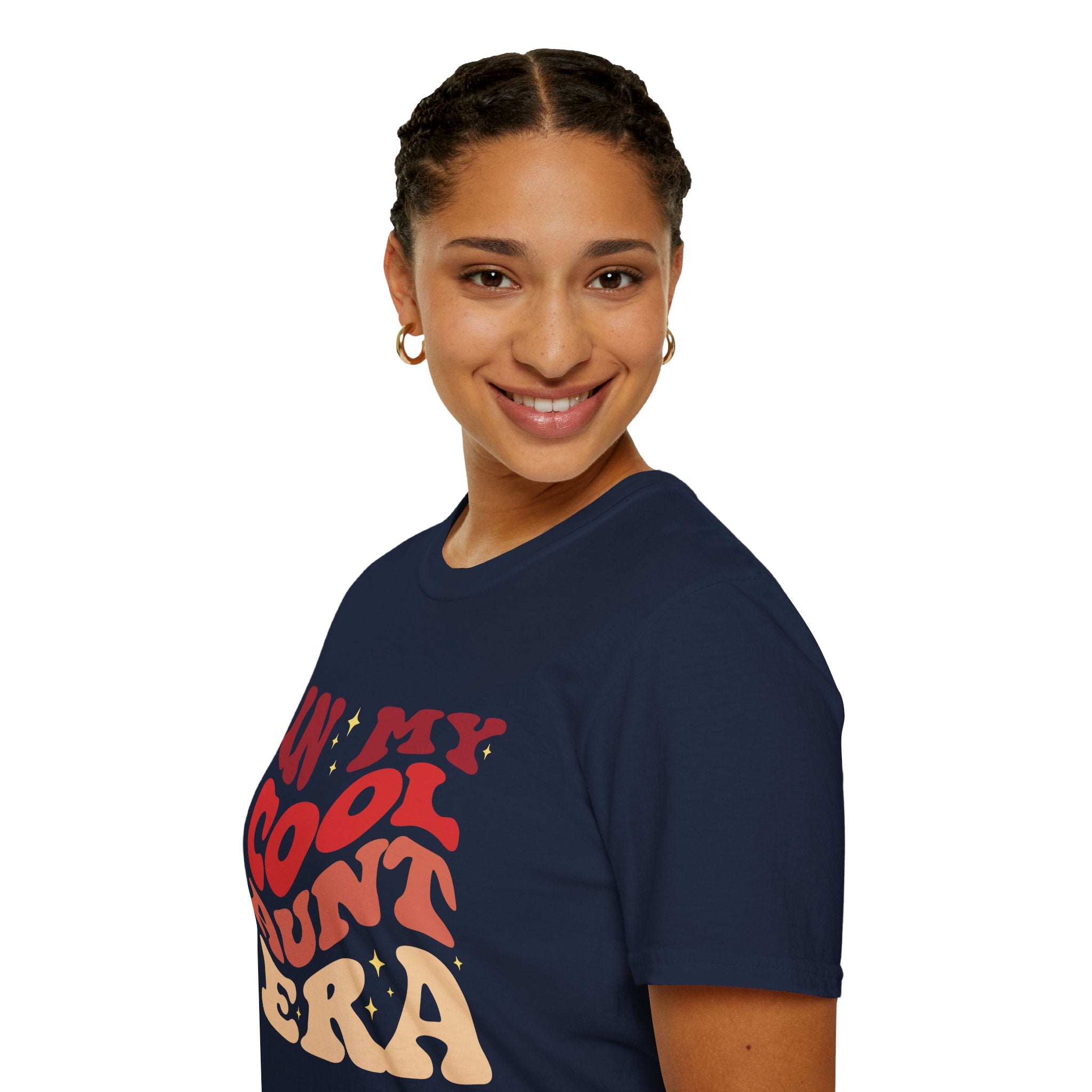 Cool Aunt T-Shirt – “In My Cool Aunt Era” Fun Auntie Gift Tee for Birthdays, Family Gatherings, and Everyday Wear