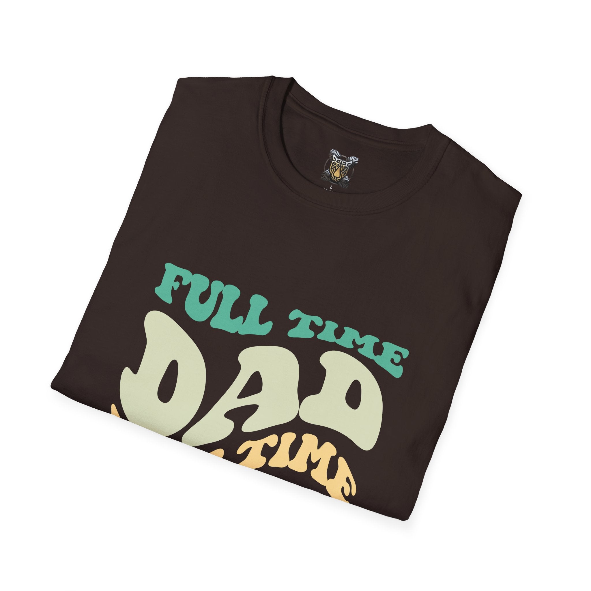 Funny Dad T-Shirt – “Full-Time Dad, Part-Time Kids” Gift for Fathers, Parenting Humor, and Family Life