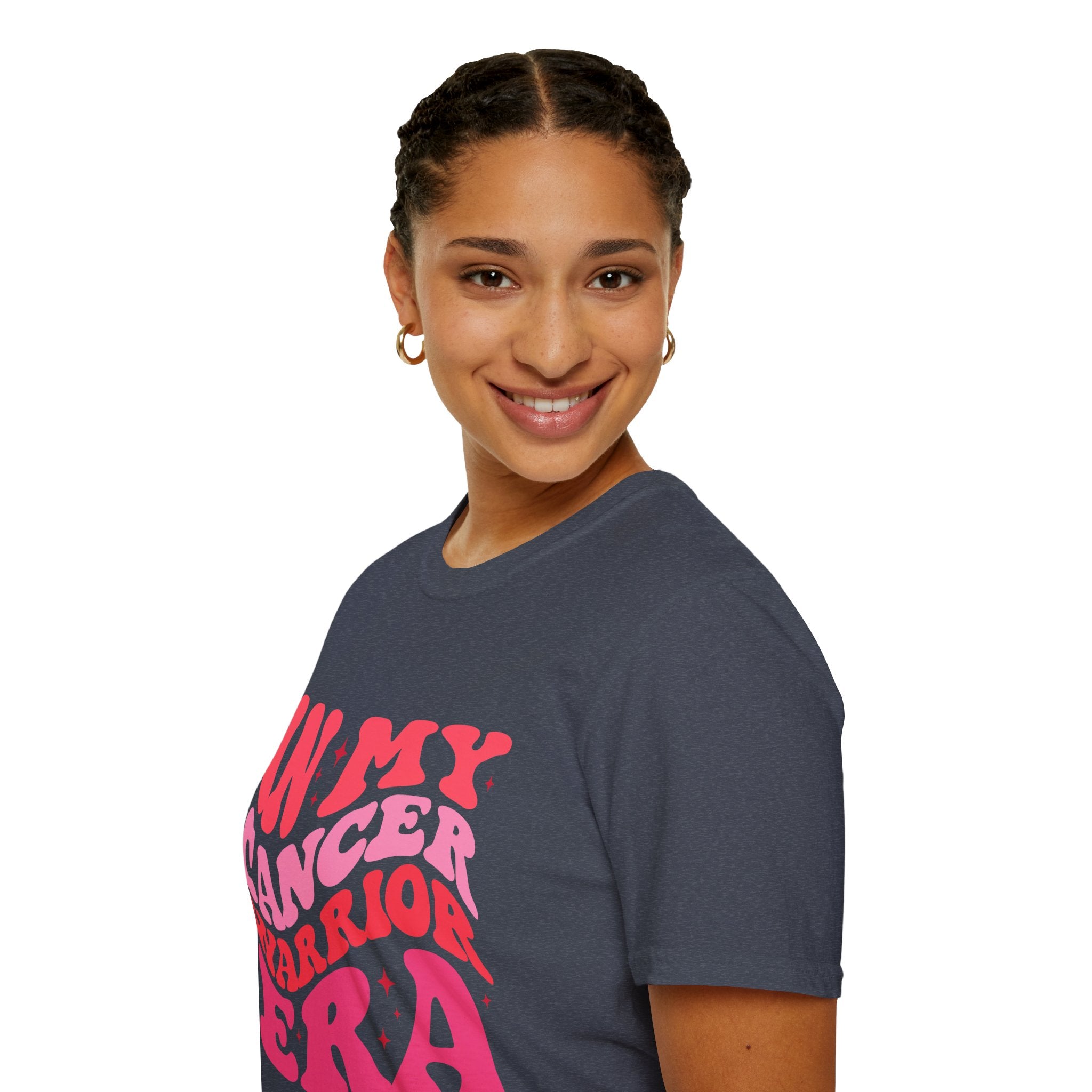 Inspirational T-Shirt – “In My Cancer Warrior Era” Support Tee for Cancer Survivors, Fighters, and Awareness Events