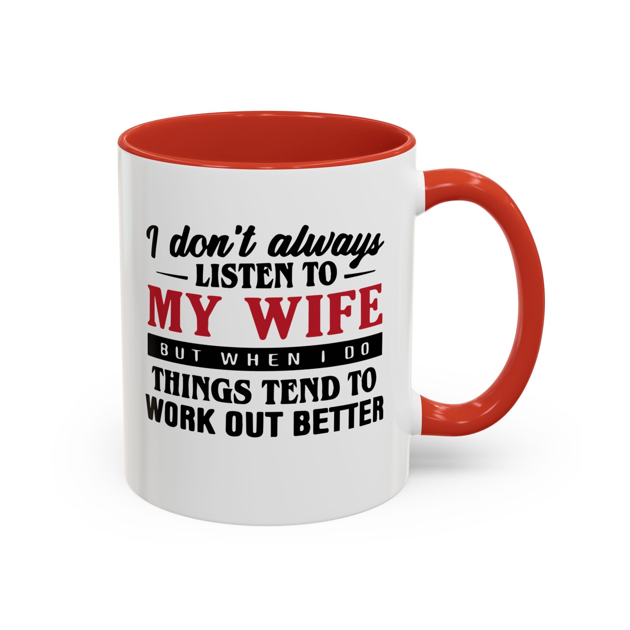 Funny Husband Coffee Mug – 11oz & 15oz Humor Quote, Colorful Interior