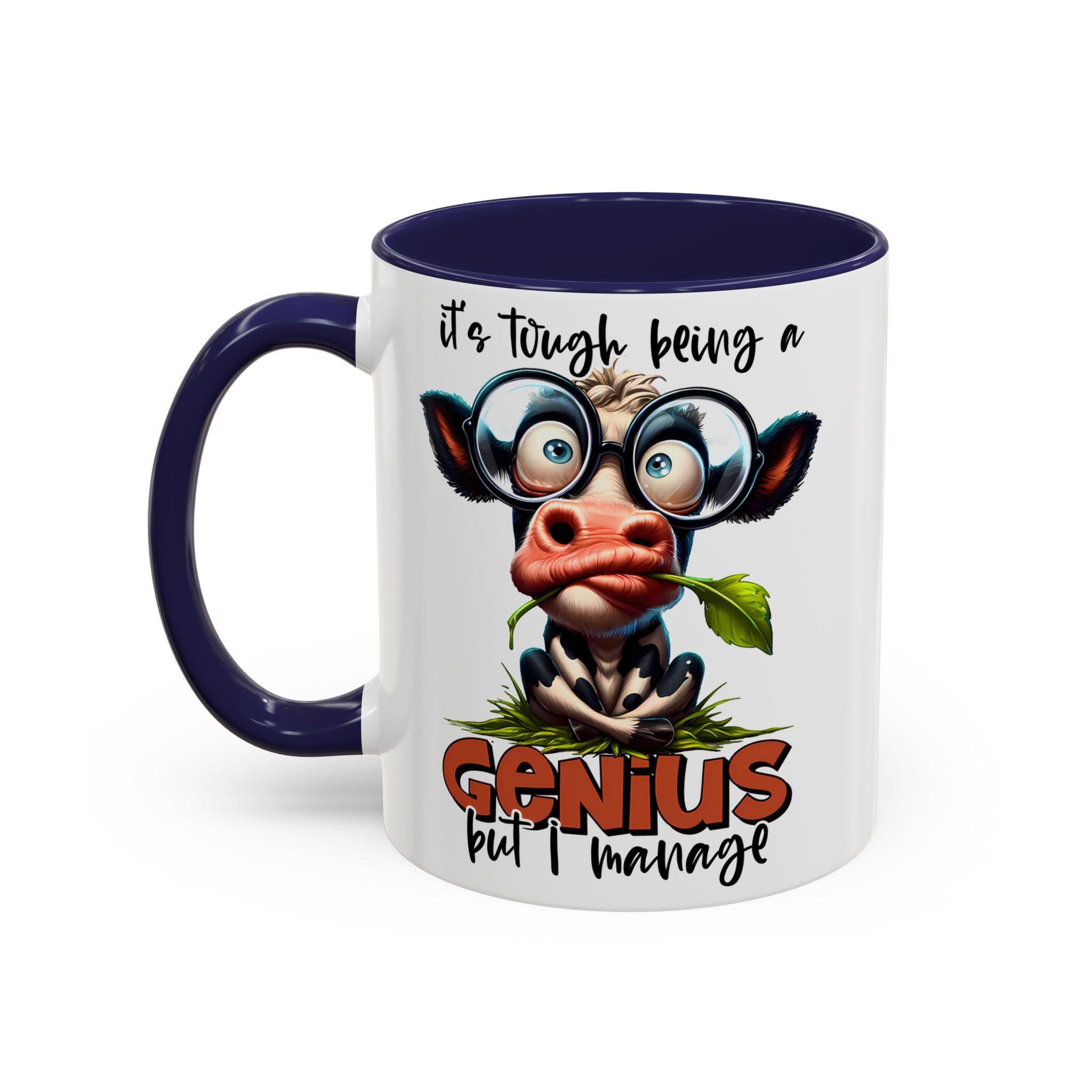Moo-dest Genius Coffee Mug