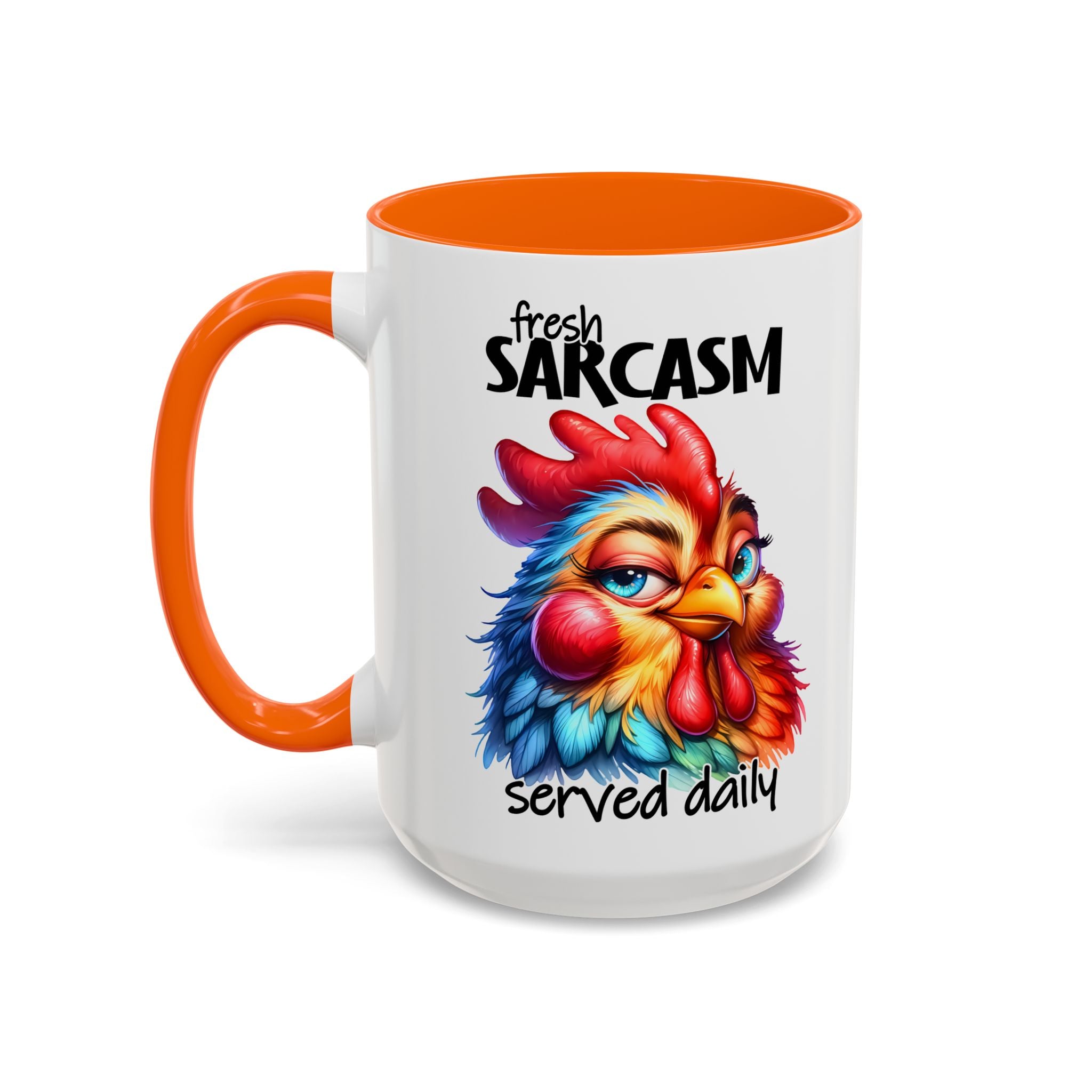 Fresh Sarcasm Served Daily – Chubby Chicken Mug