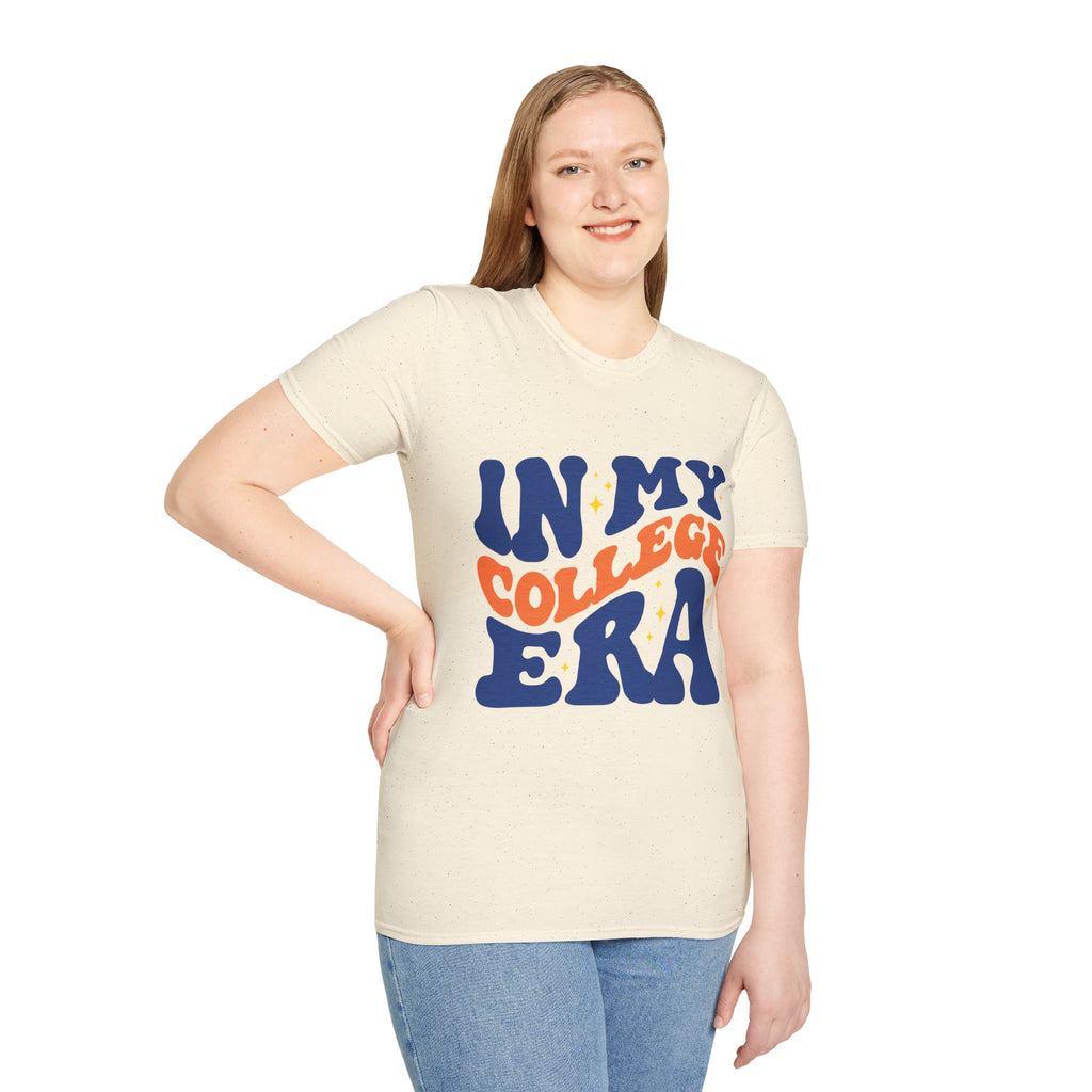 College Student T-Shirt – “In My College Era” Fun Campus Life Tee for Students, Grads, and School Spirit