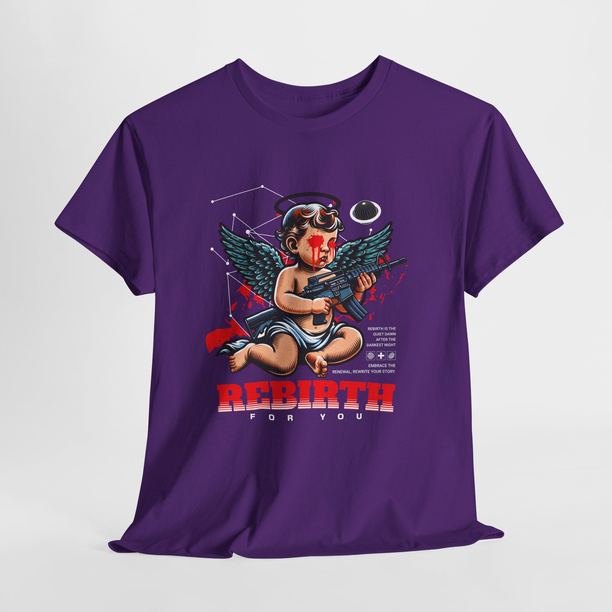 "Divine Angel" - Gothic Engraving T-Shirt Design