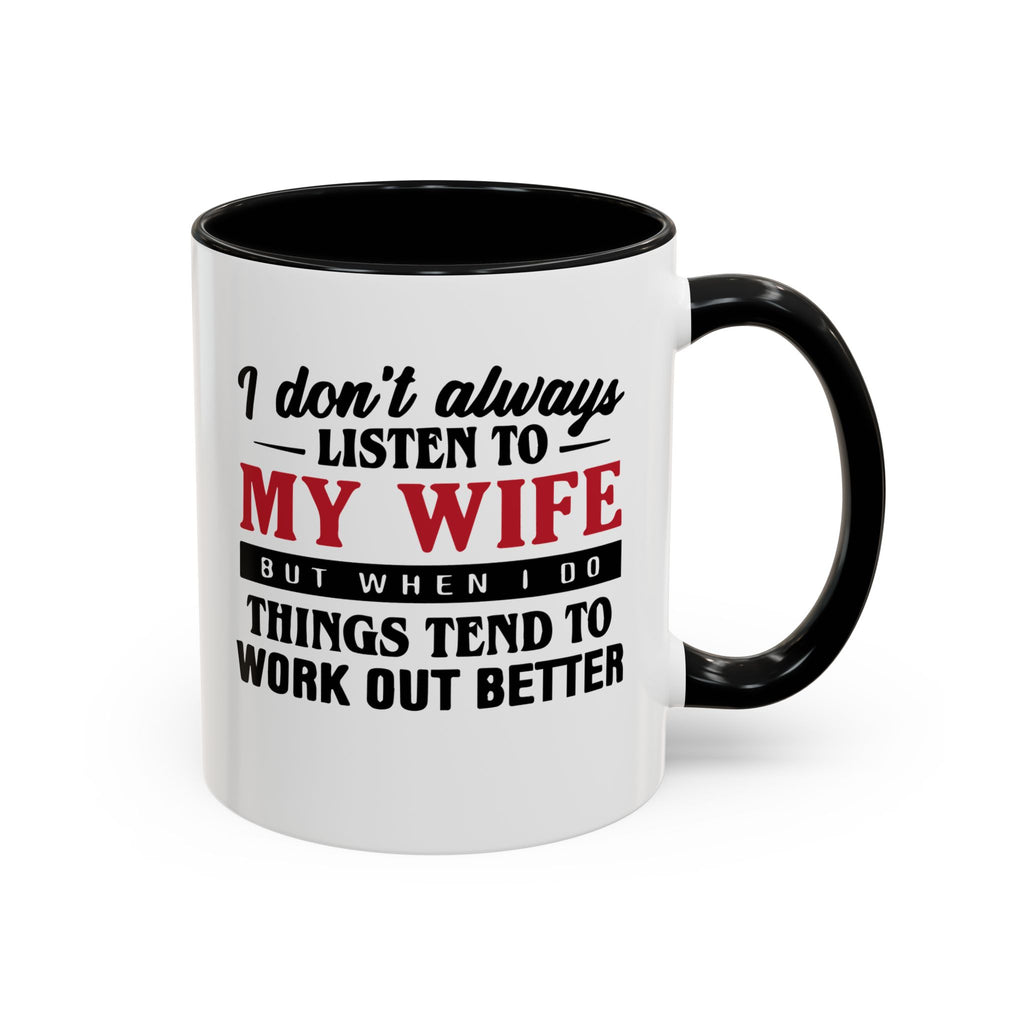 Funny Husband Coffee Mug – 11oz & 15oz Humor Quote, Colorful Interior