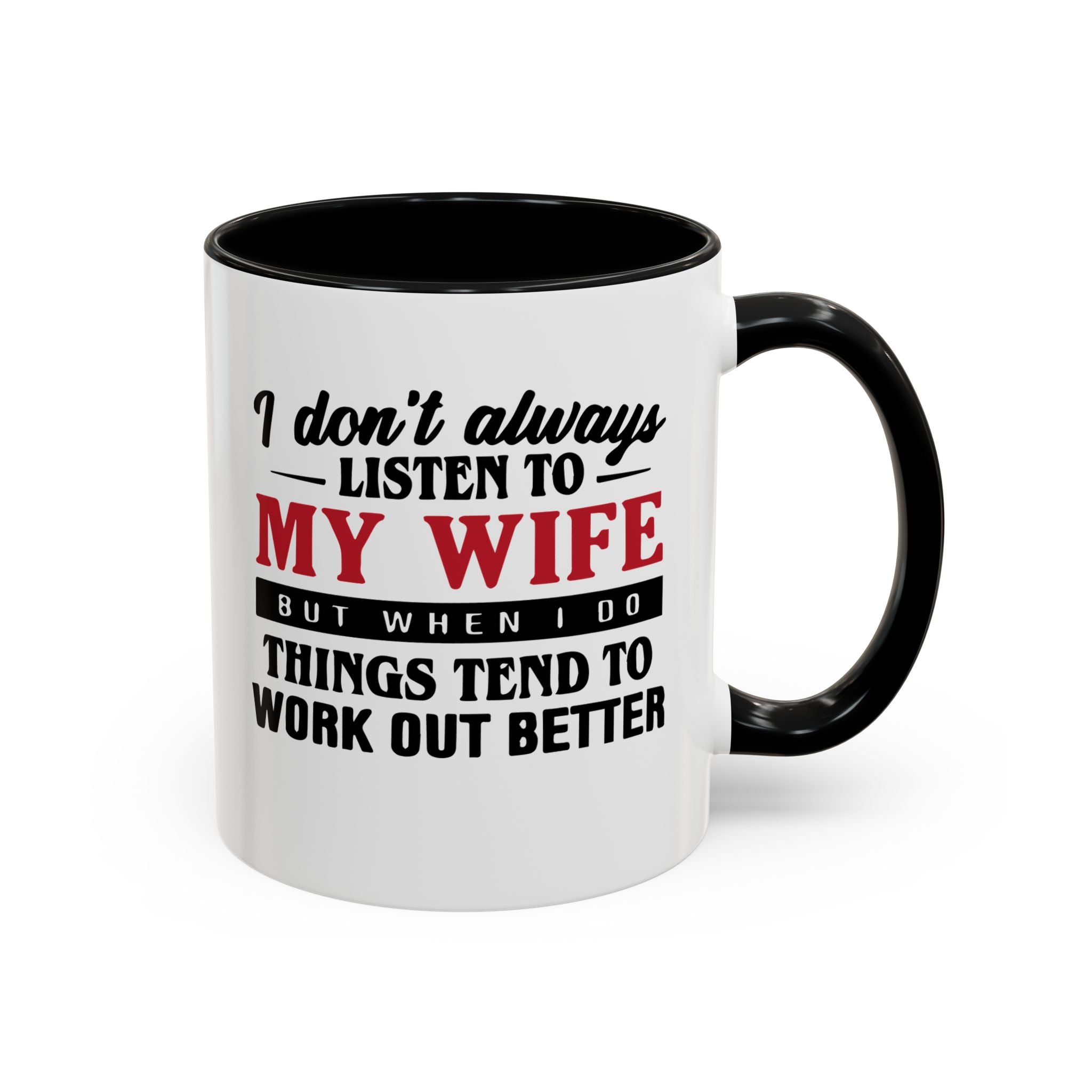Funny Husband Coffee Mug – 11oz & 15oz Humor Quote, Colorful Interior