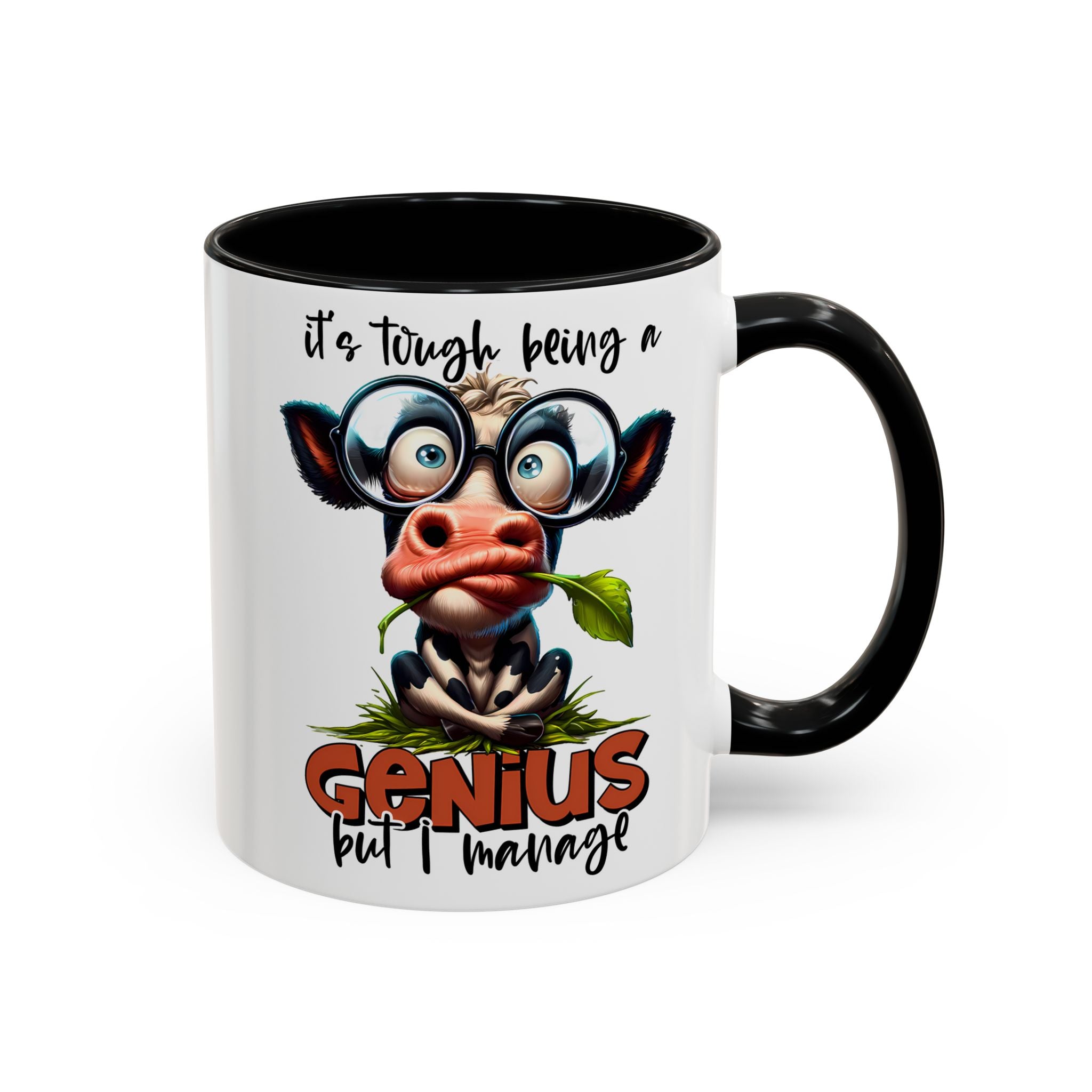 Moo-dest Genius Coffee Mug