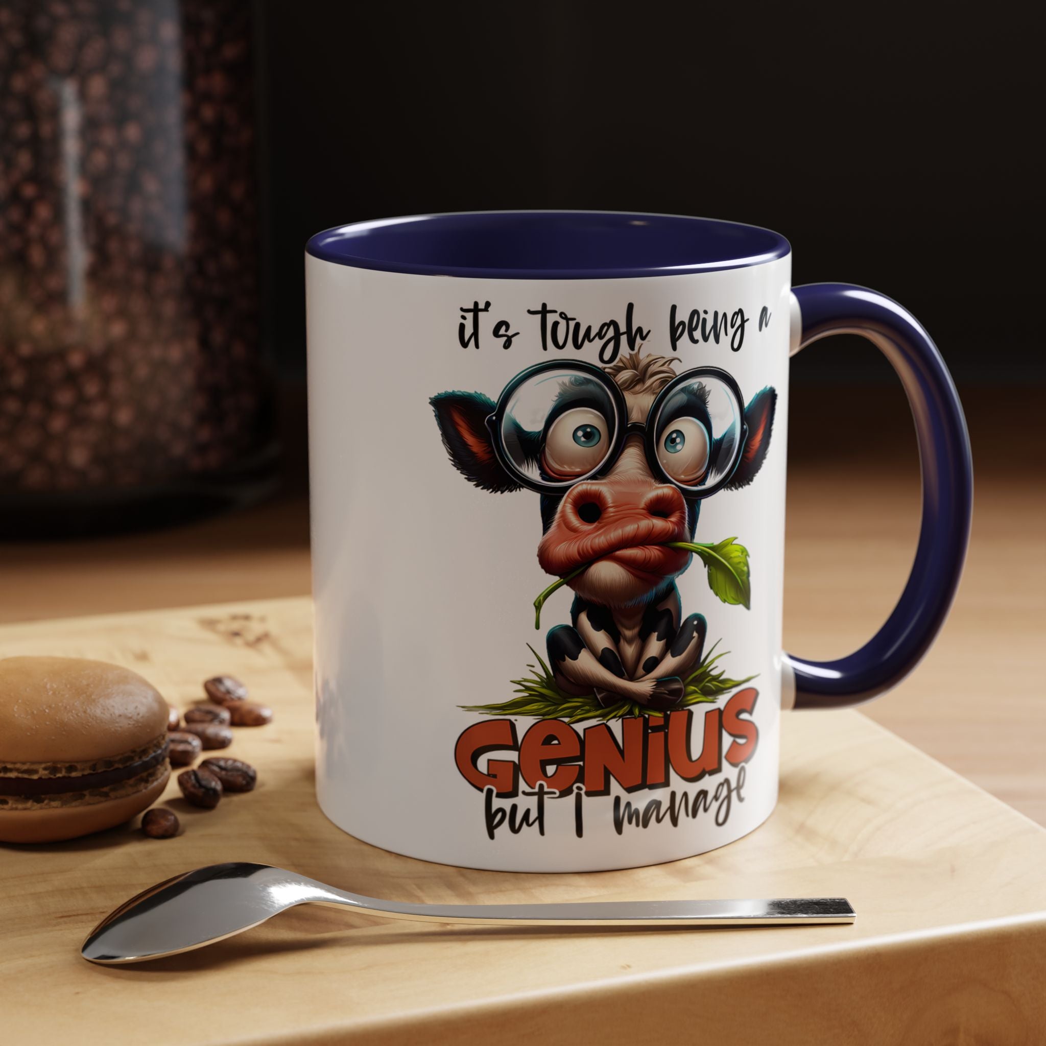 Moo-dest Genius Coffee Mug