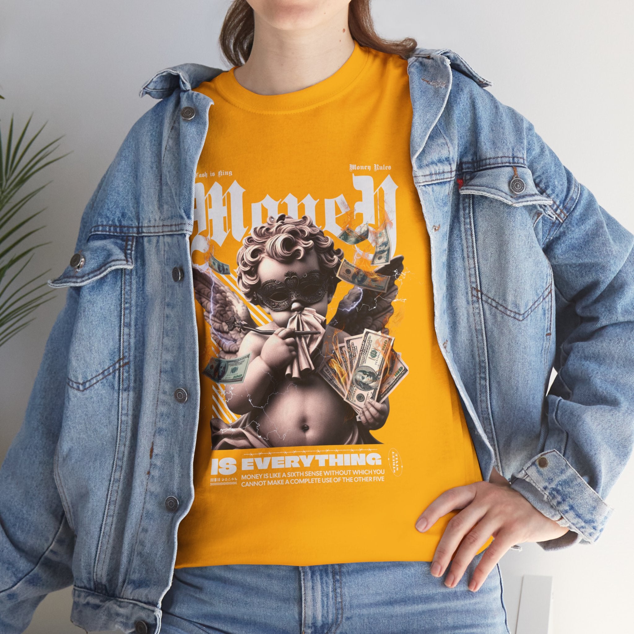 Money is Everything: Opulent Cherub Streetwear Design